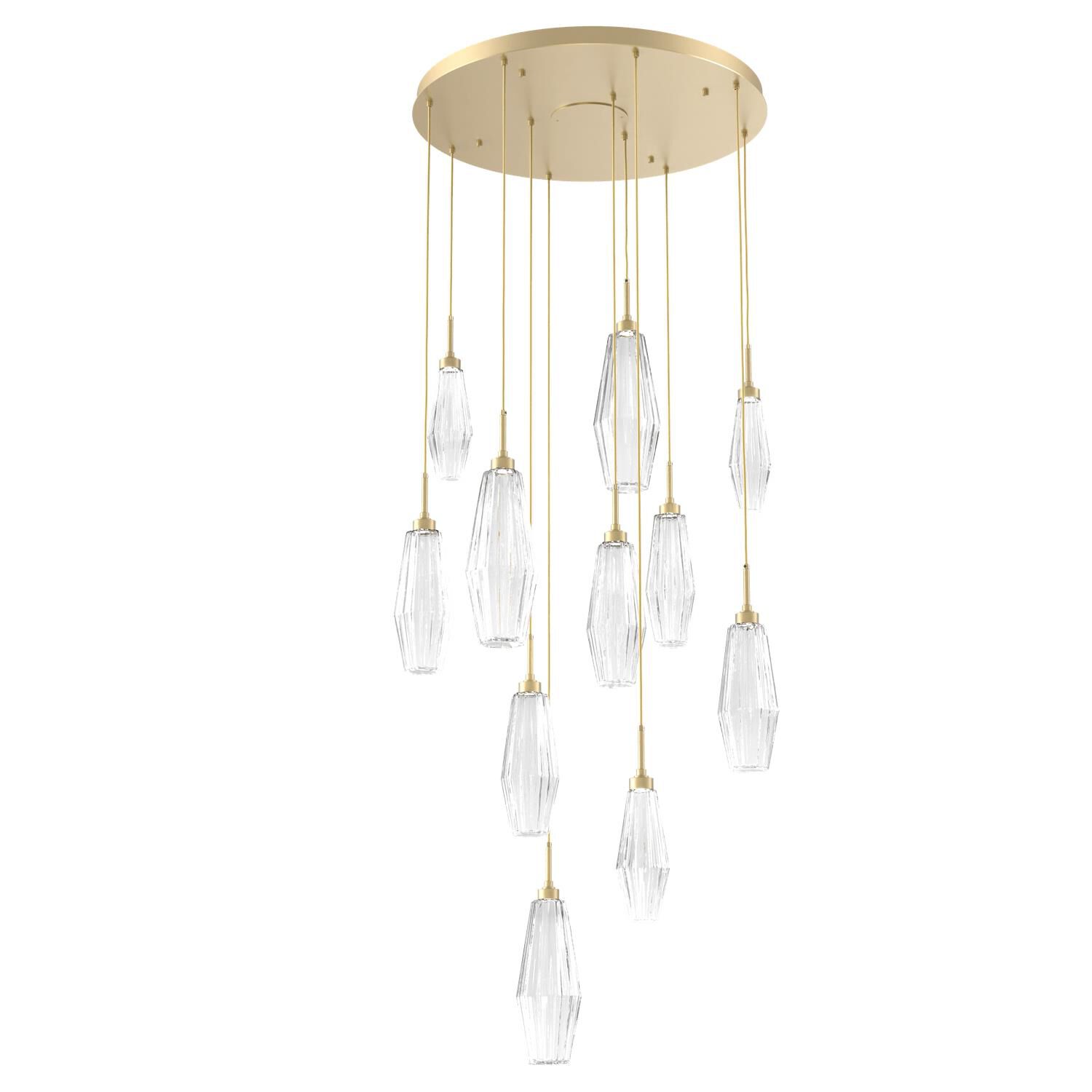 Aalto 33 Inch 11 Light LED Multi Light Pendant by Hammerton Studio