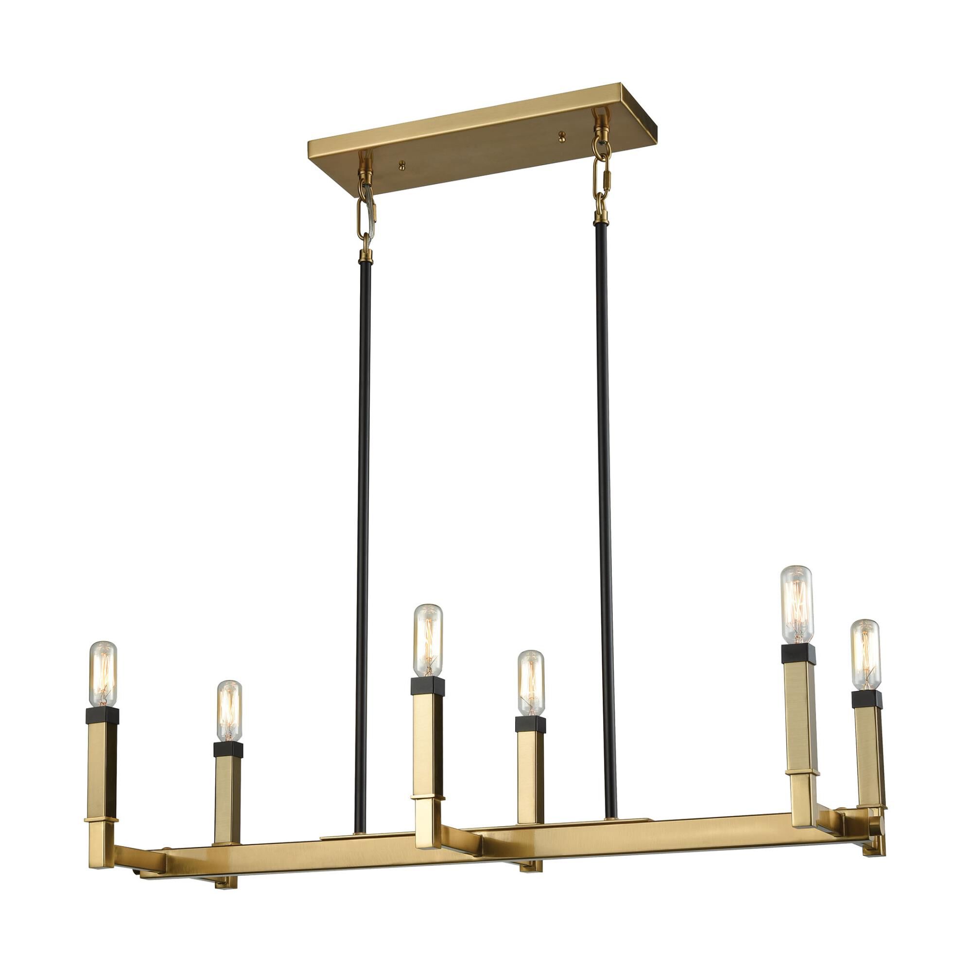 Mandeville 31 Inch 6 Light Linear Suspension Light by ELK Lighting