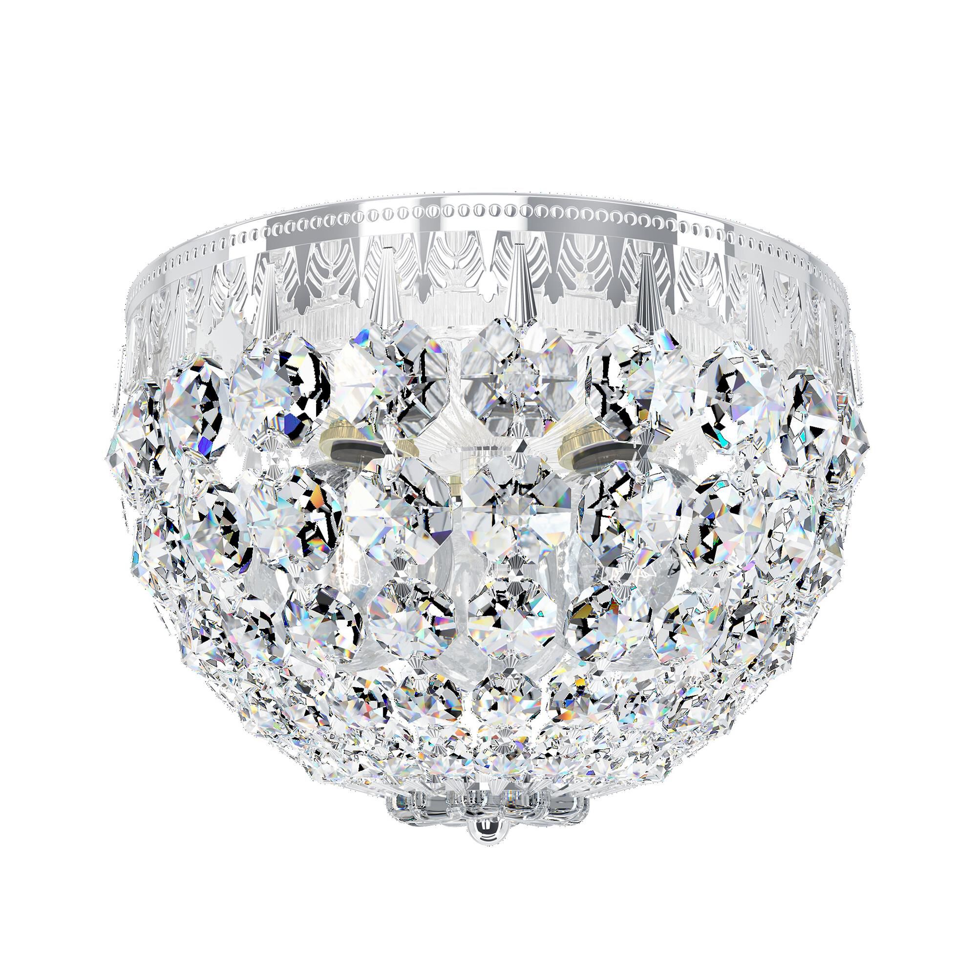 Petit Crystal 8 Inch Flush Mount by Schonbek
