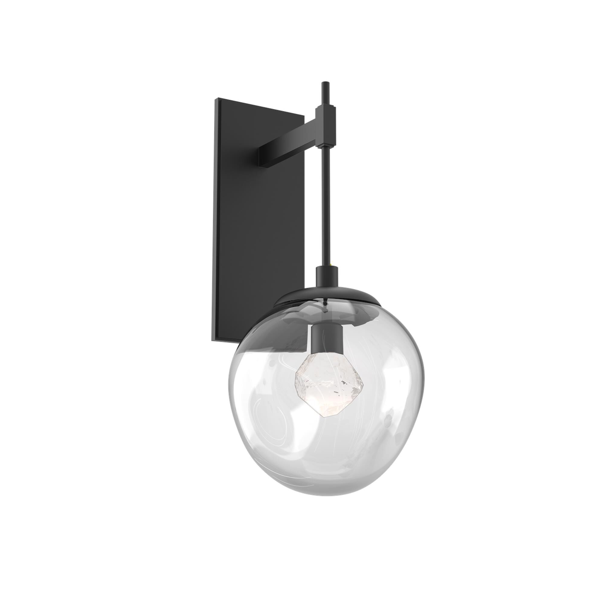 Shown in Matte Black finish and Clear Zircon glass