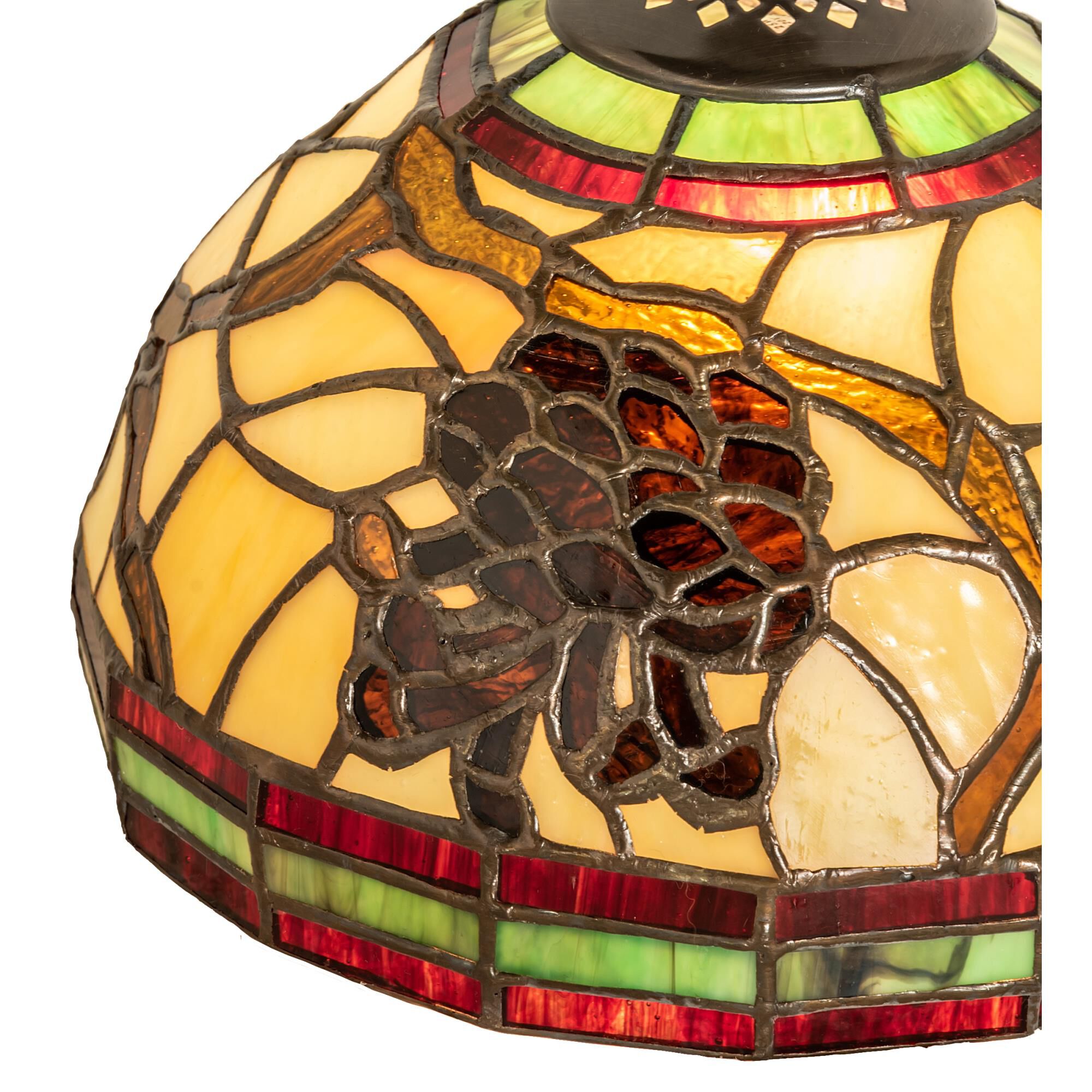 Shown with Ruby;Amber /Acrylic;Green;Chocolate;Beige glass