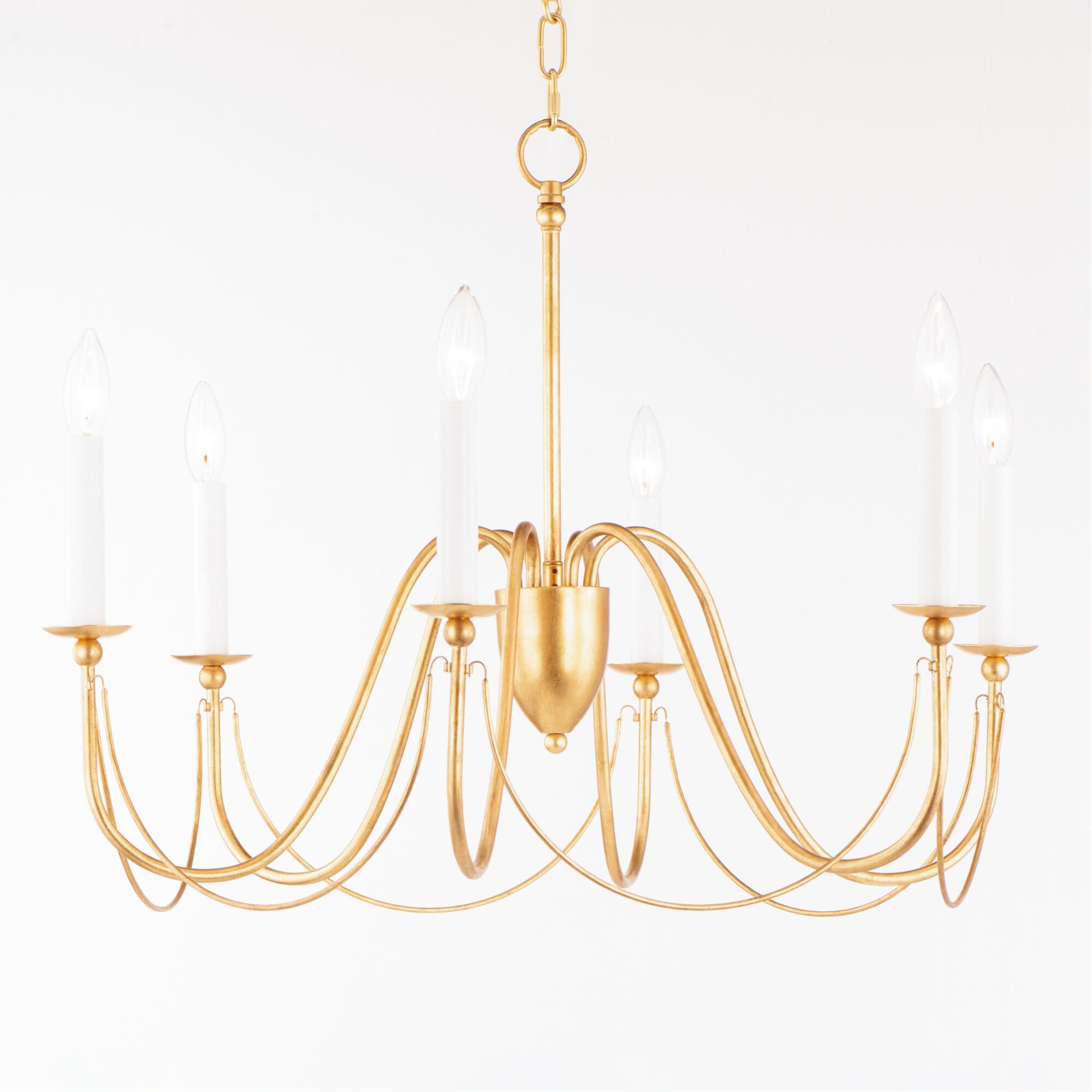 Plumette 28 Inch 6 Light Chandelier by Maxim Lighting