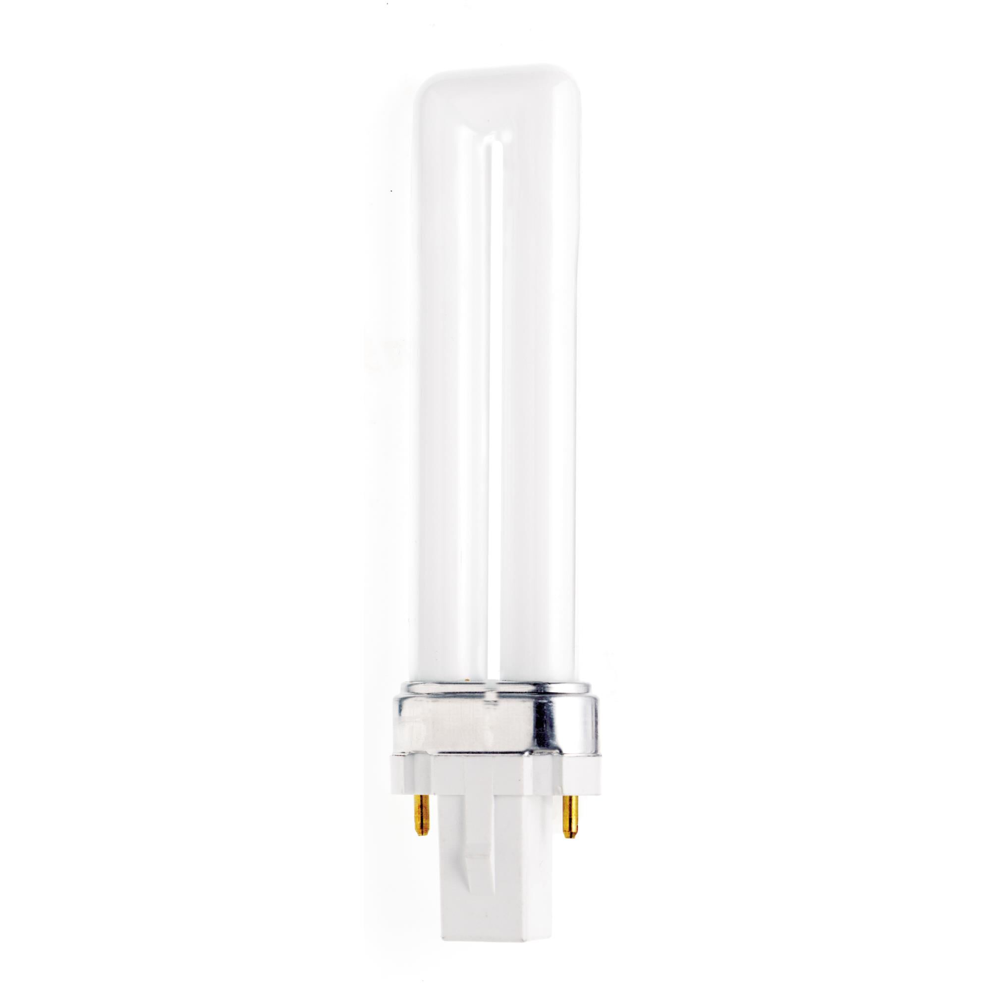 7 Watt 3500K T4 Compact Fluorescent Light Bulb,