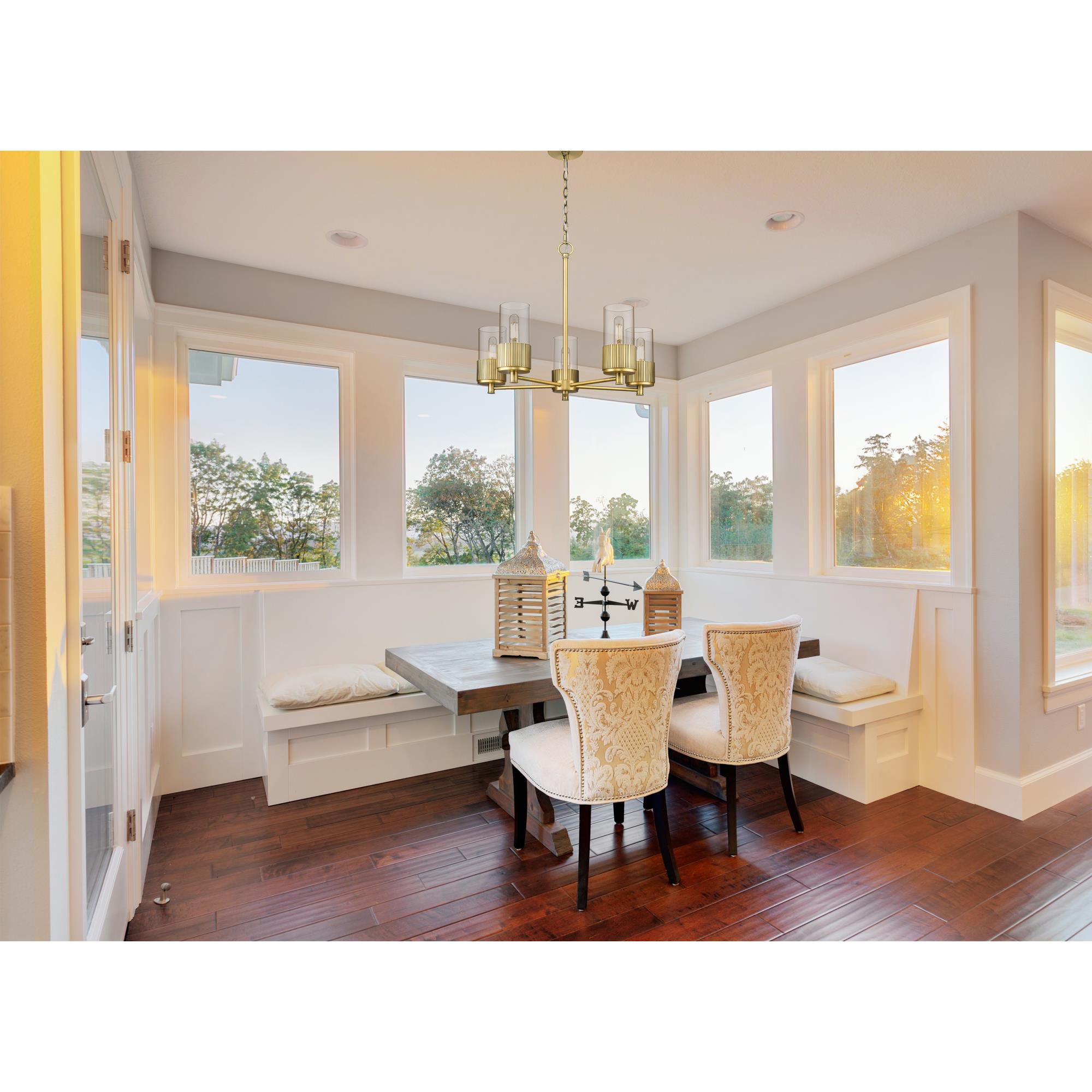 Bruno Marashlian Bolivar 25 Inch 5 Light Chandelier by Innovations Lighting