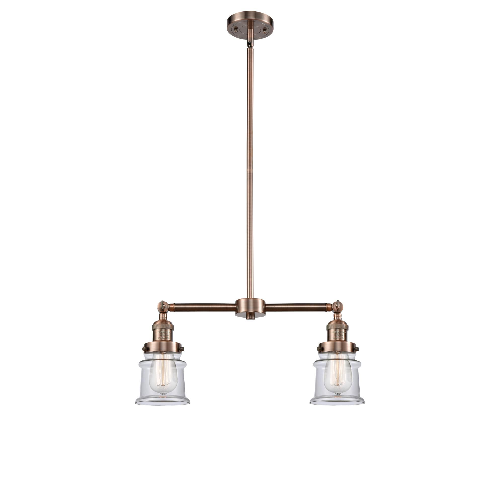 Bruno Marashlian Canton 21 Inch 2 Light Mini Chandelier by Innovations Lighting