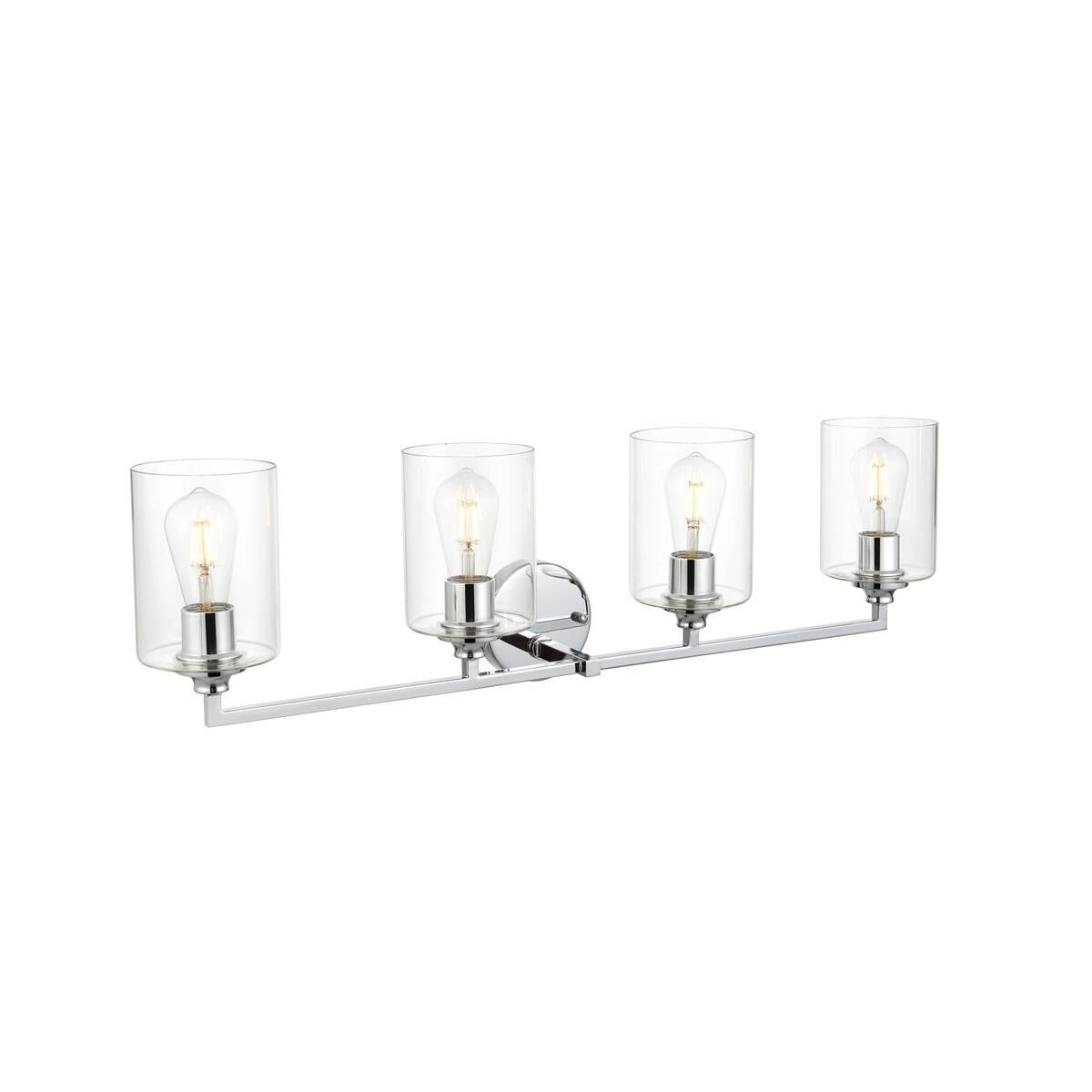 Mayson 33 Inch 4 Light Bath Vanity Light by Elegant Lighting