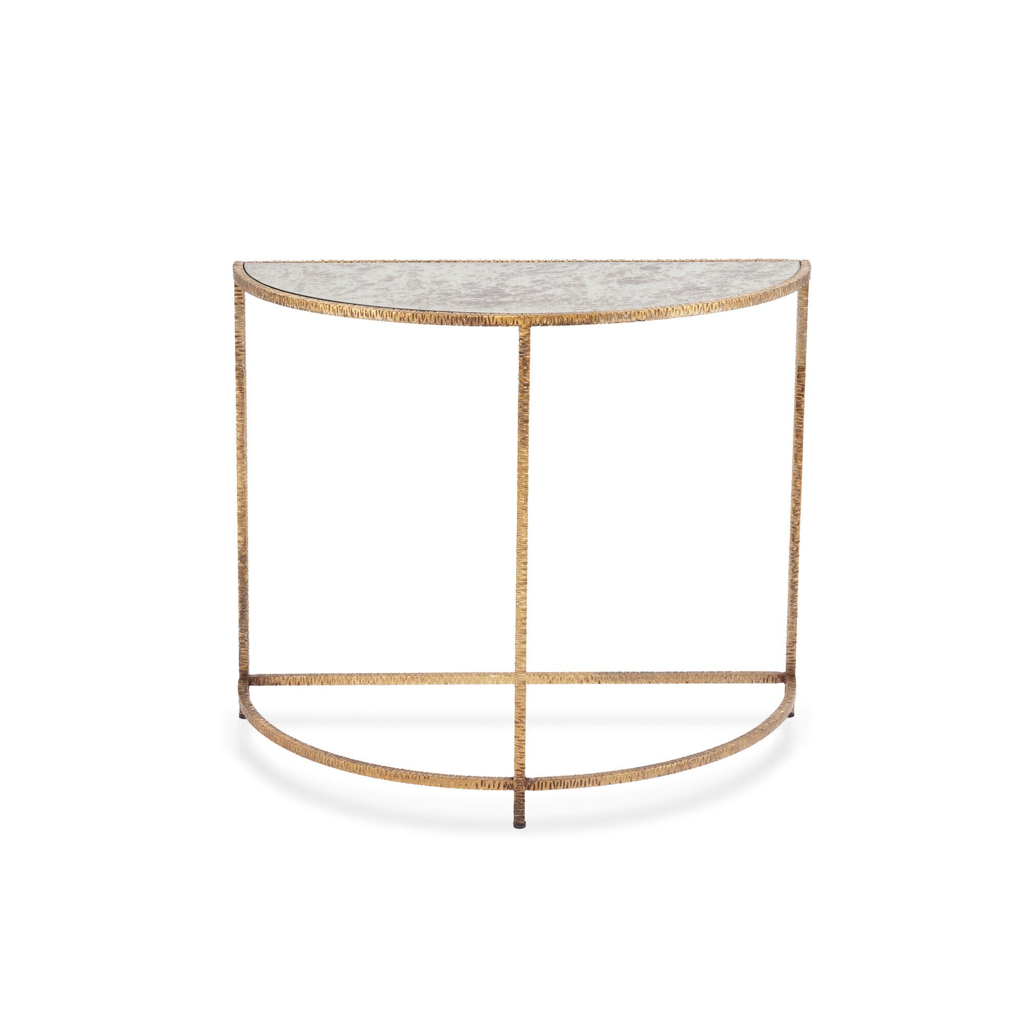 Shown in Antique Gold finish and - None - shade