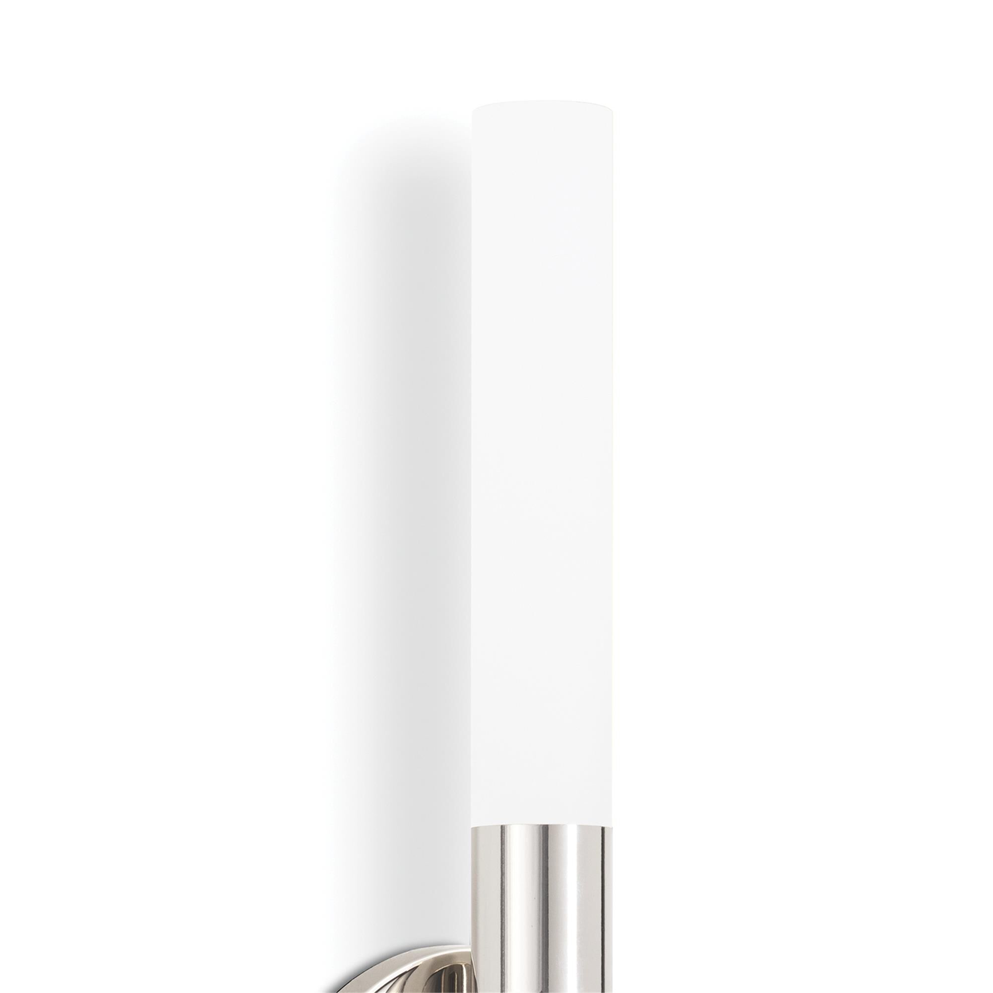 Shown in Polished Nickel finish and - None - shade