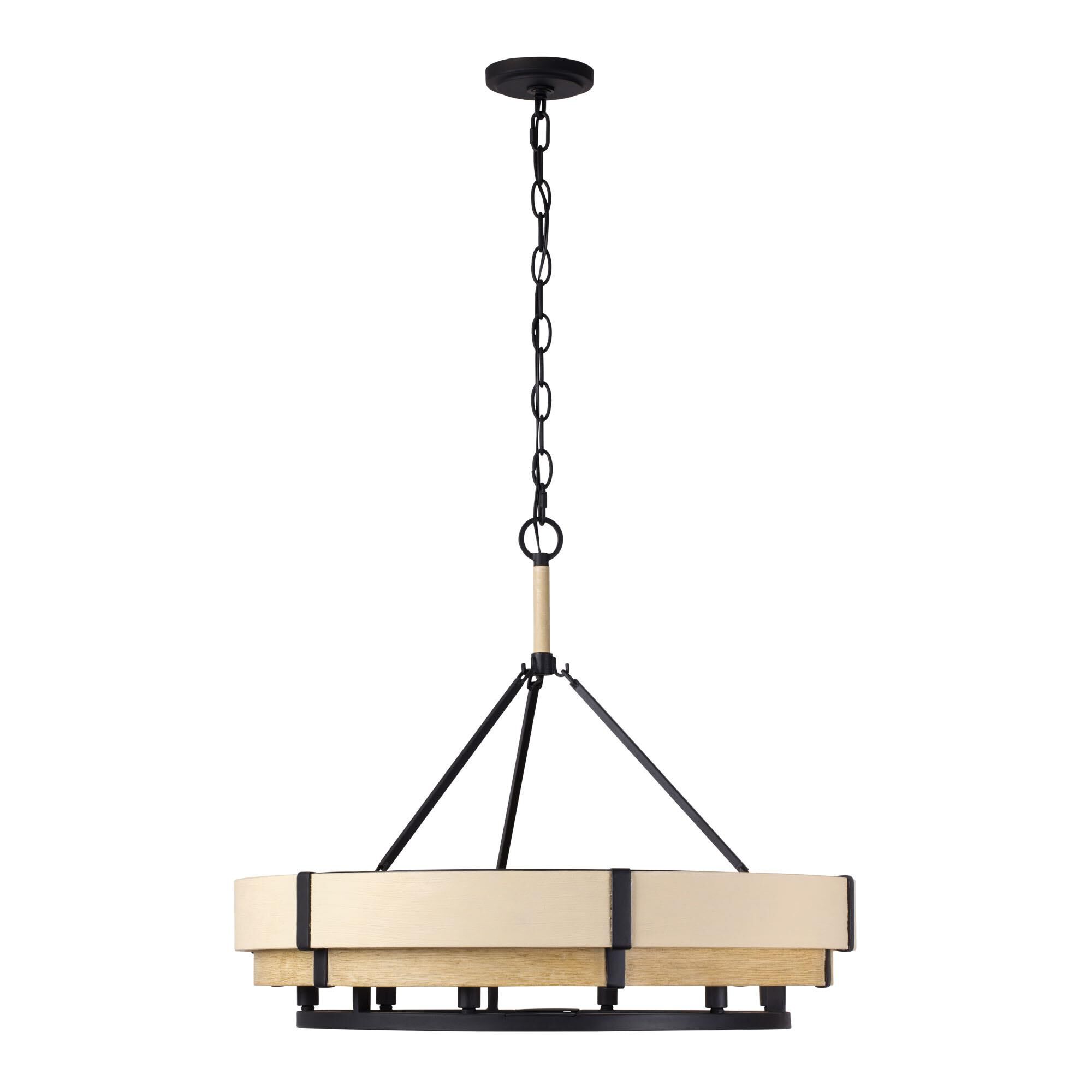 Shown in Matte Black/Honey/Medium Oak finish