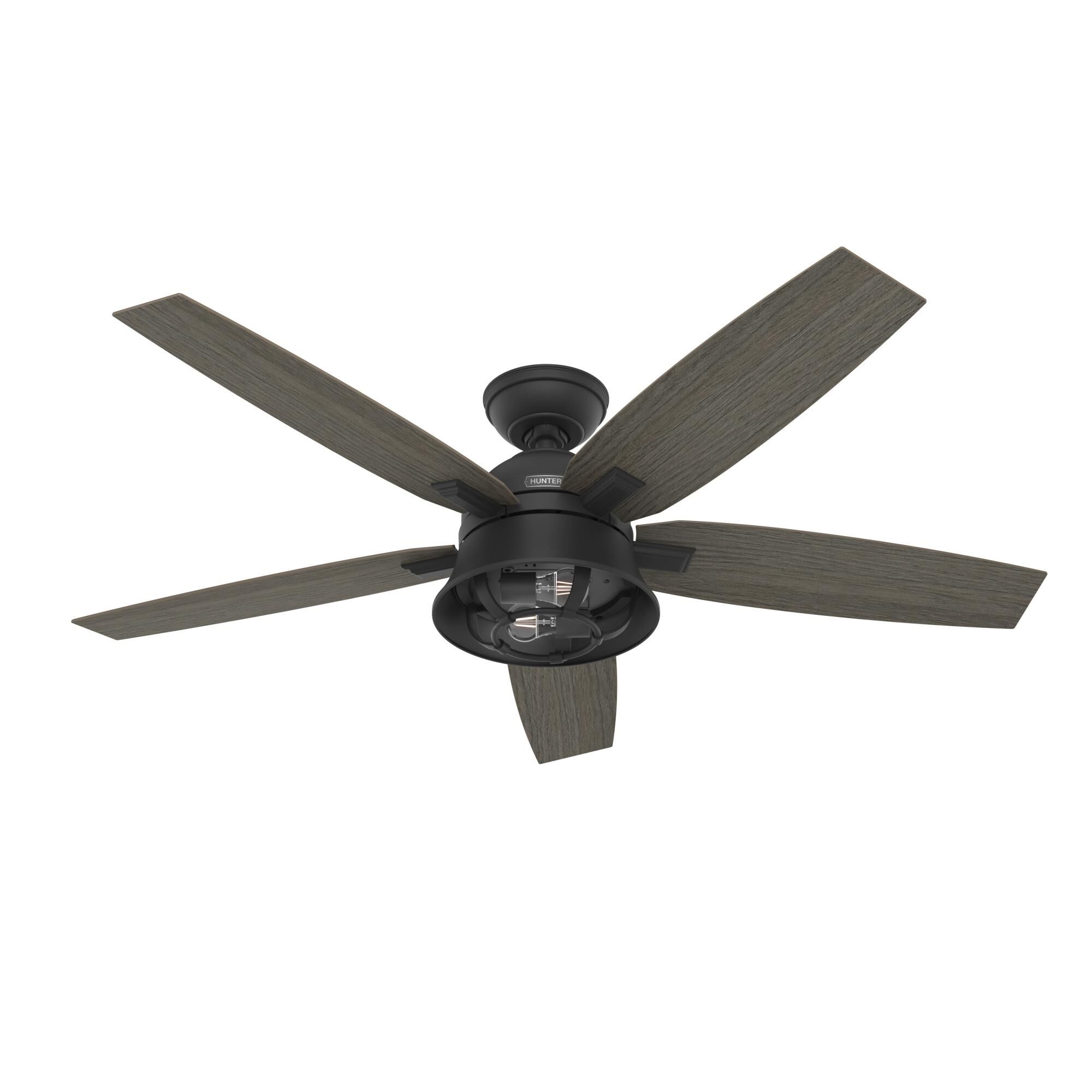 Hampshire 52 Inch Ceiling Fan with Light Kit by Hunter Fan