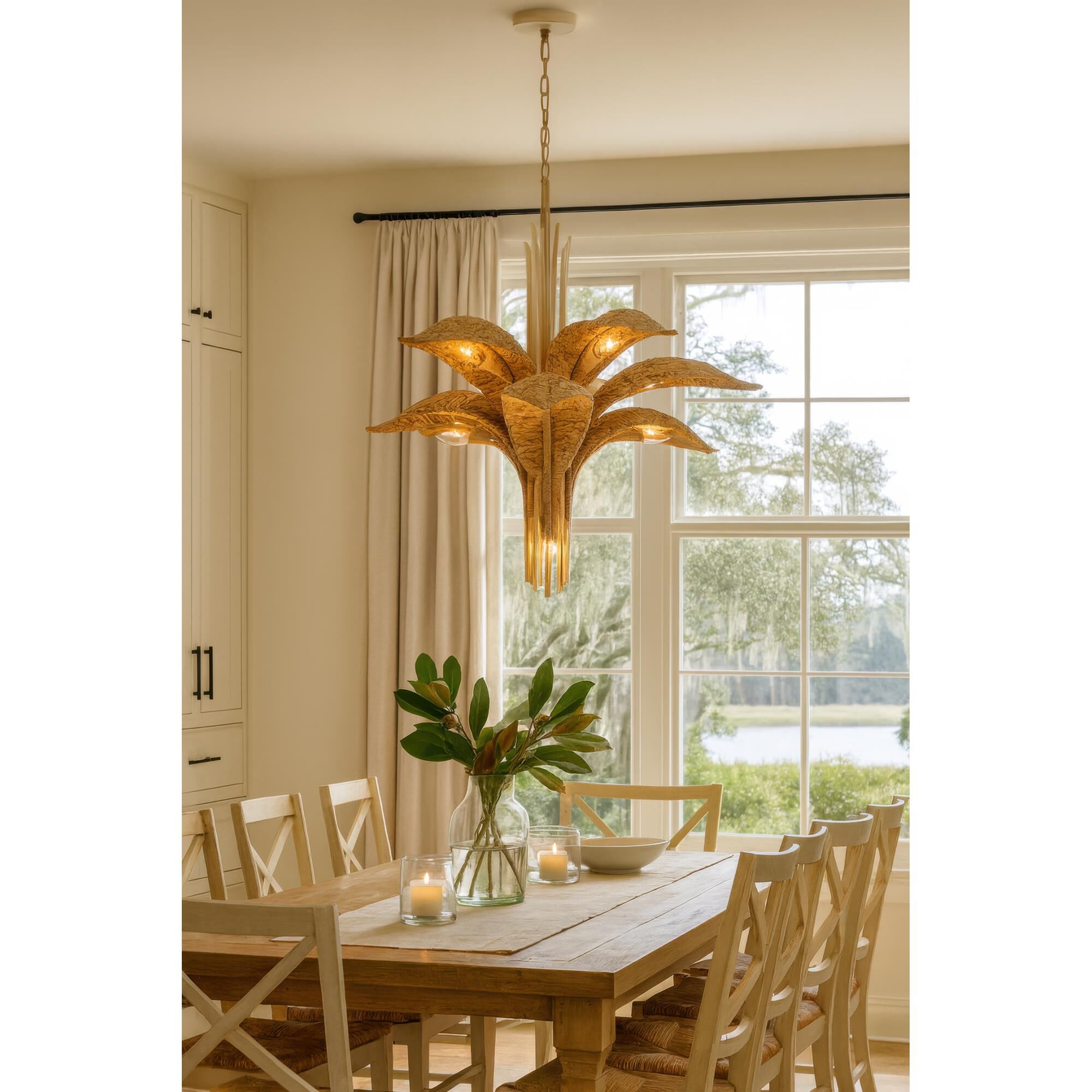 Shown in White, Natural, Tan and Beige finish