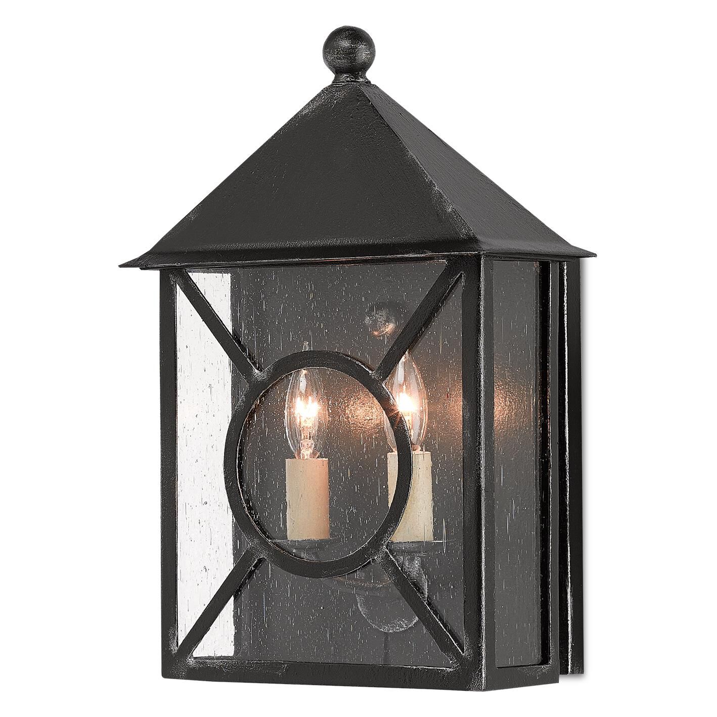 Ripley 15 Inch Tall 2 Light Outdoor Wall Light by Currey and Company
