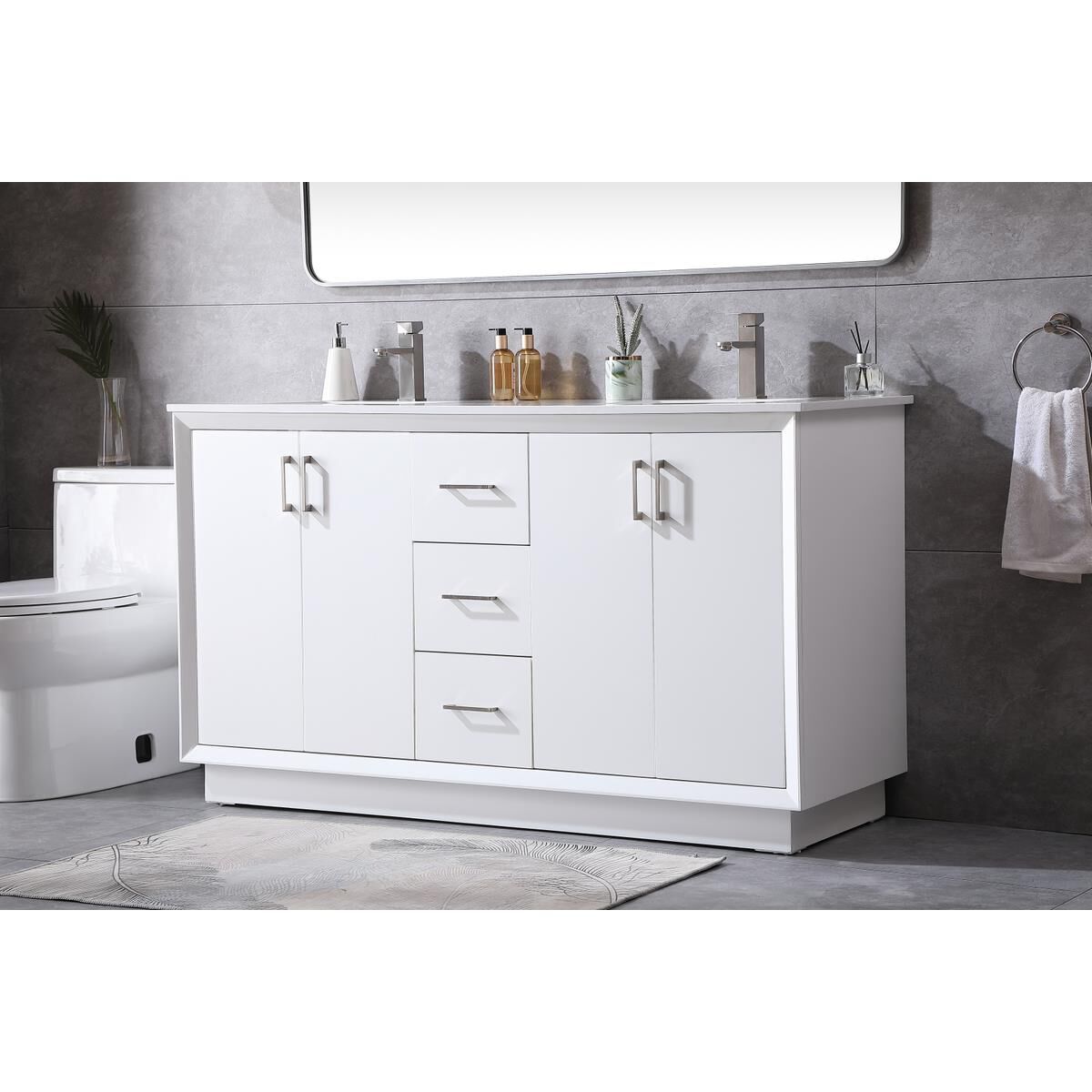 Hayes 60 Inch Bath Vanity by Elegant Decor