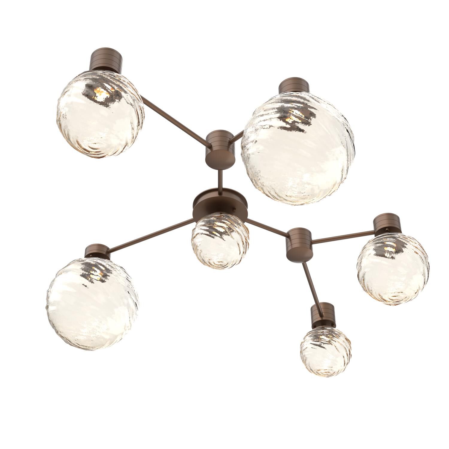 Levi Wilson Gaia 40 Inch Semi Flush Mount by Hammerton Studio