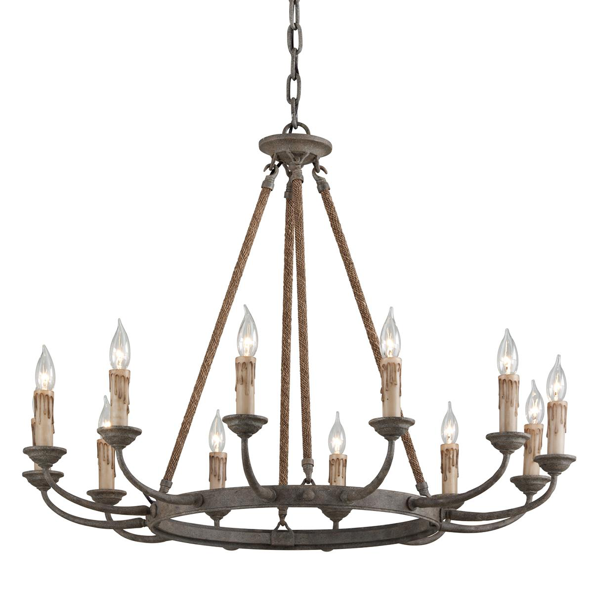 Cyrano 36 Inch Chandelier by Troy Lighting