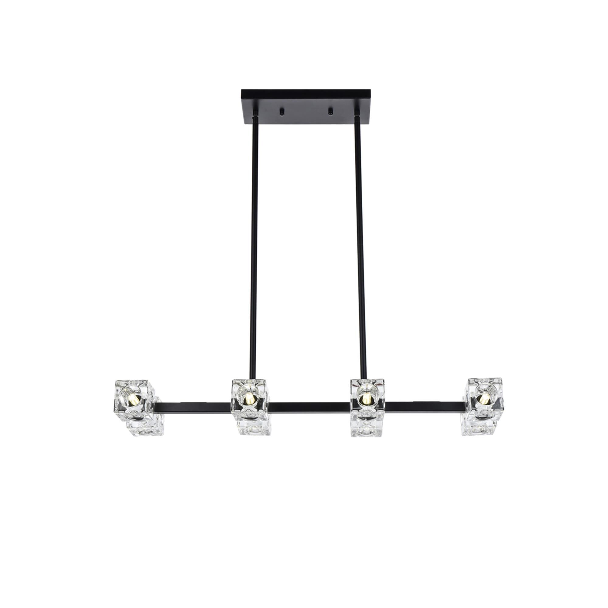 Lyra 30 Inch Linear Suspension Light by Elegant Lighting