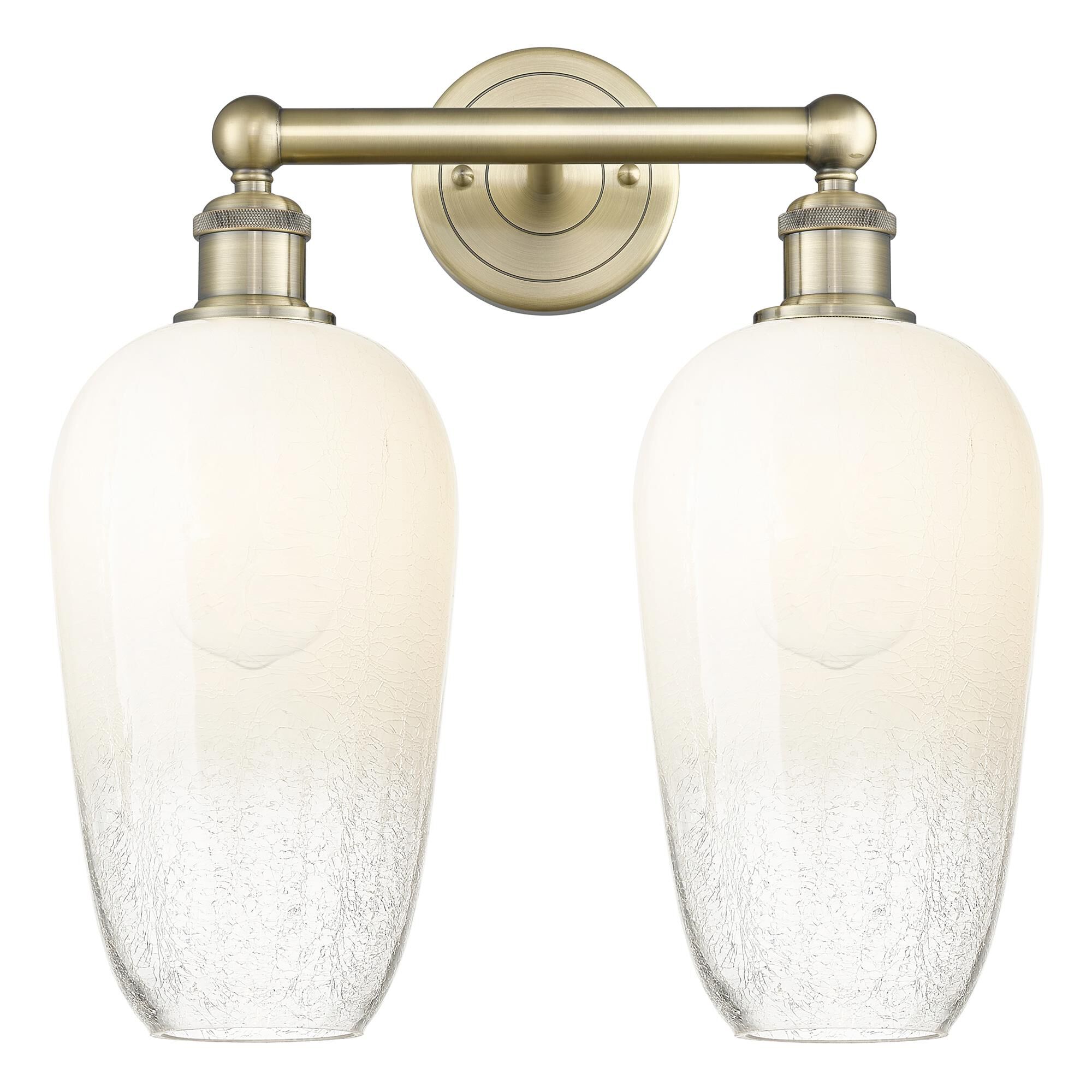 Shown in Antique Brass finish and Opal glass