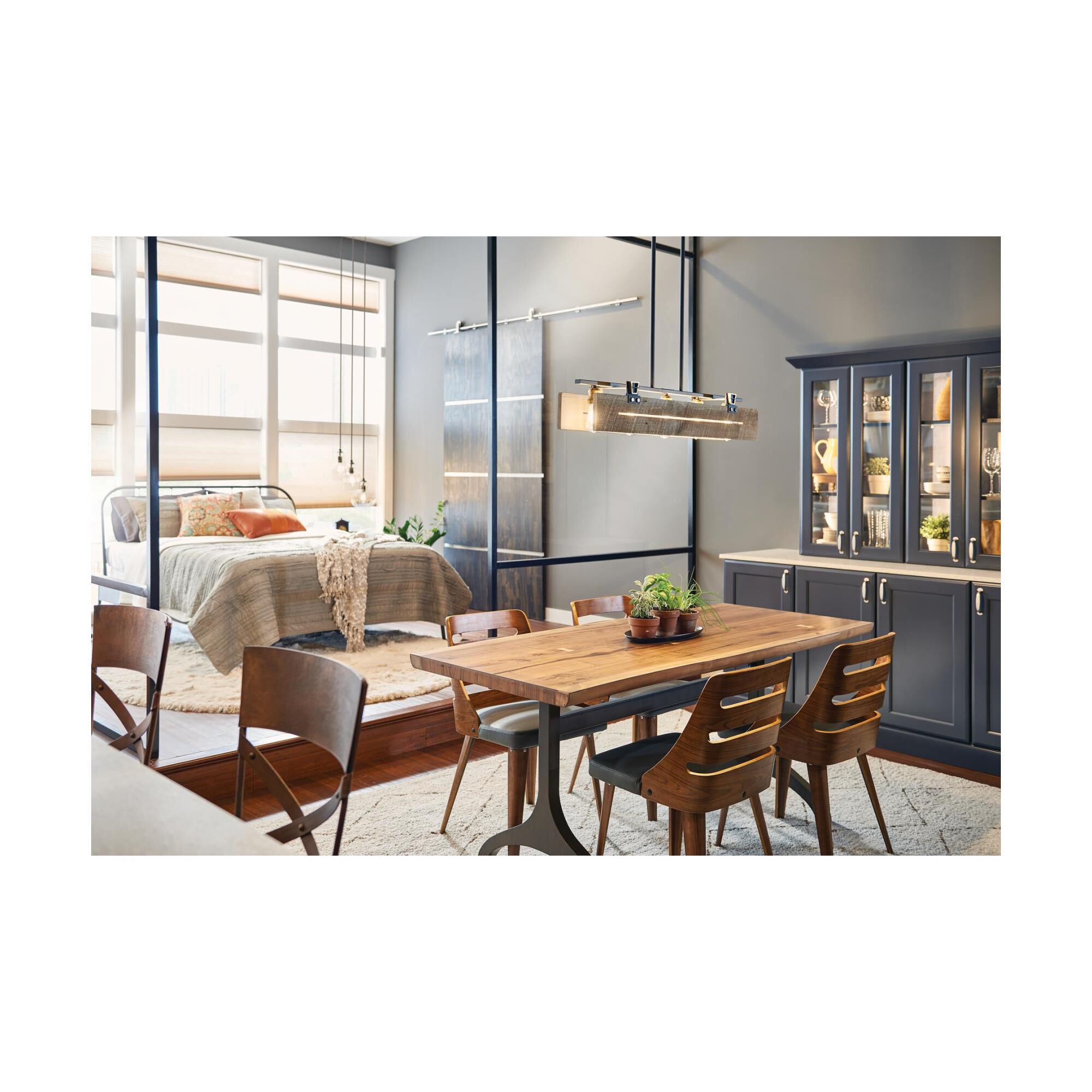 Ridgewood 40 Inch 5 Light Linear Suspension Light by Kichler Lighting