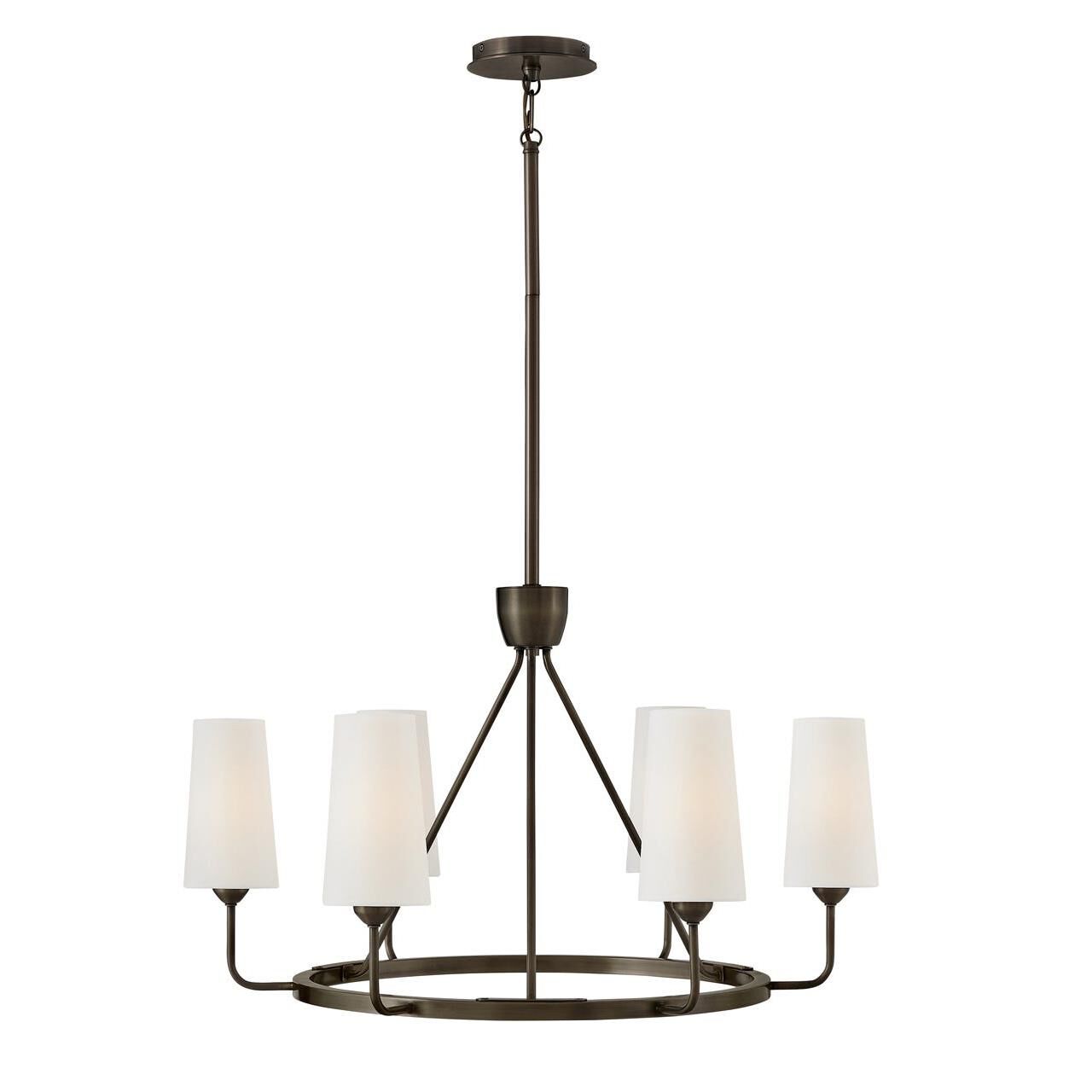 Lewis 28 Inch 6 Light LED Chandelier by Hinkley Lighting
