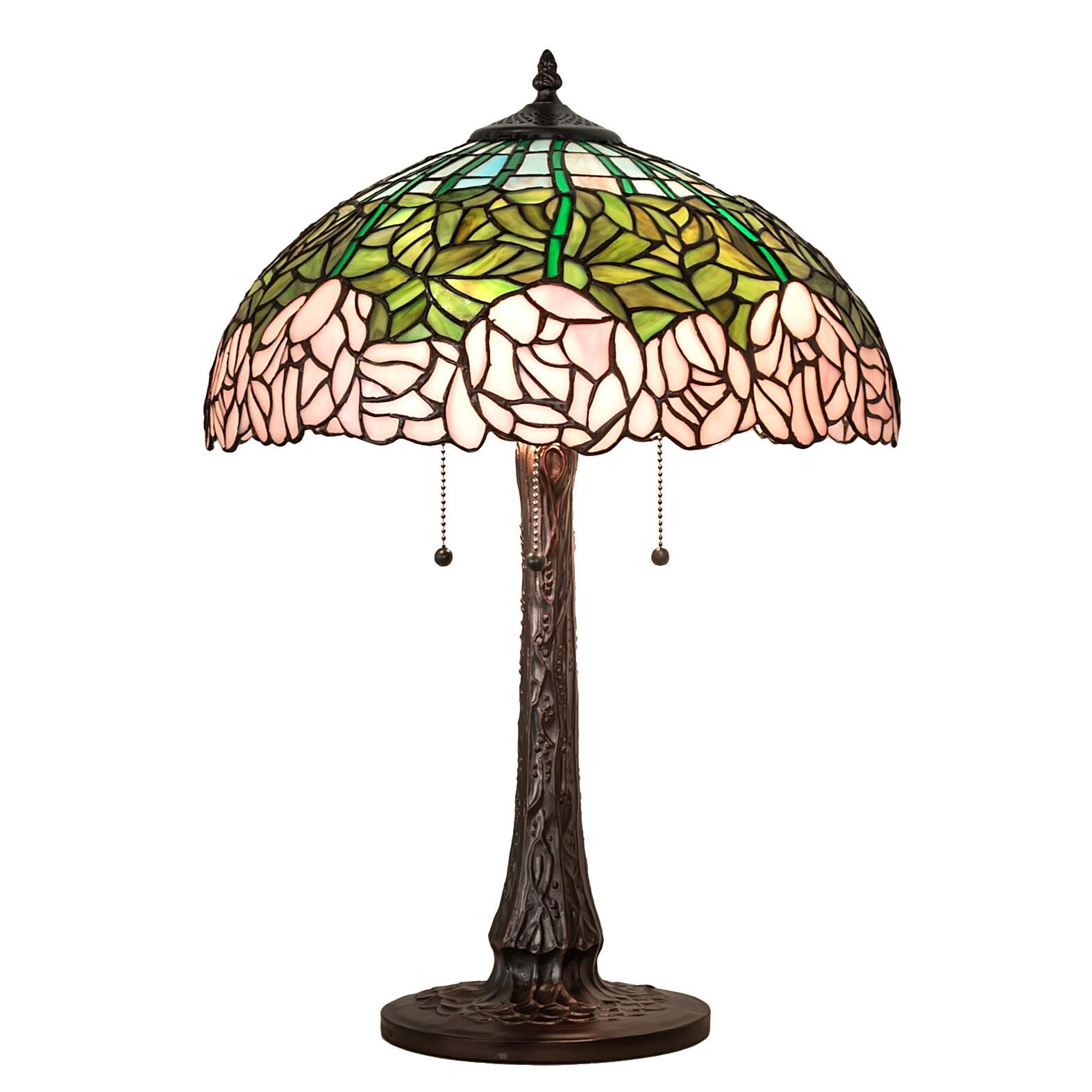 Cabbage Rose 22 Inch Table Lamp by Meyda Lighting