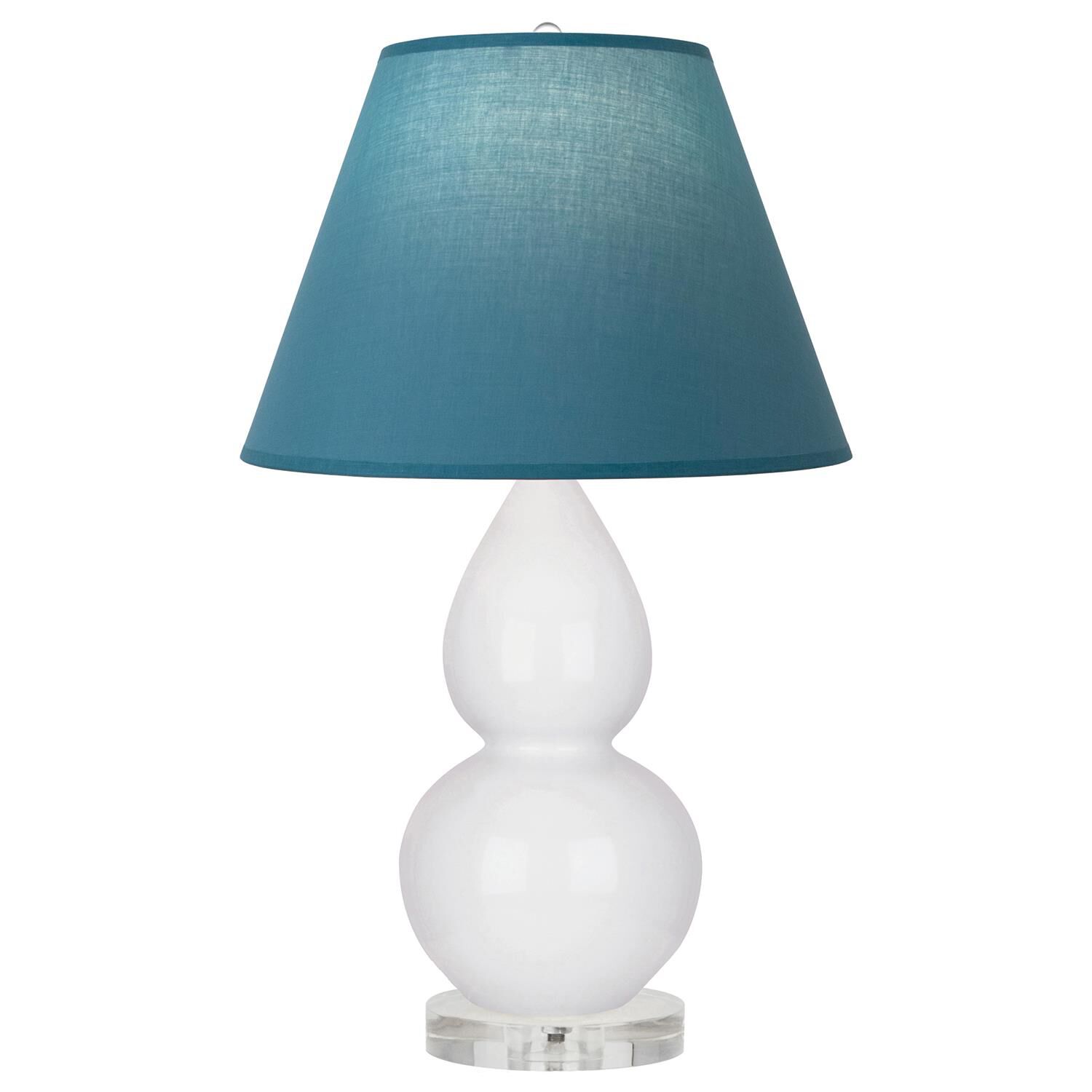 Shown in Daisy finish and Bright Blue and Gray shade and Lucite accent