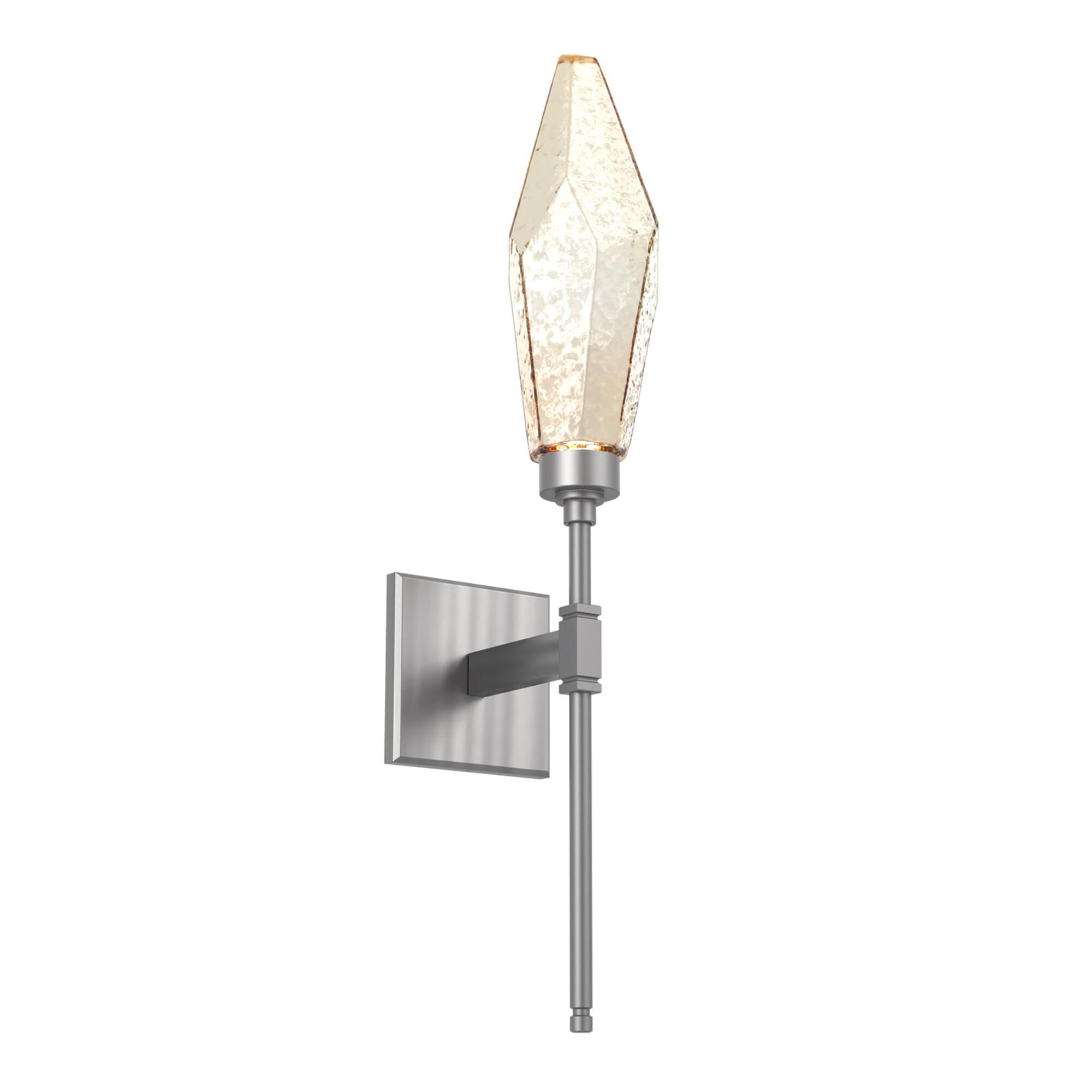 Rock Crystal Wall Sconce by Hammerton Studio
