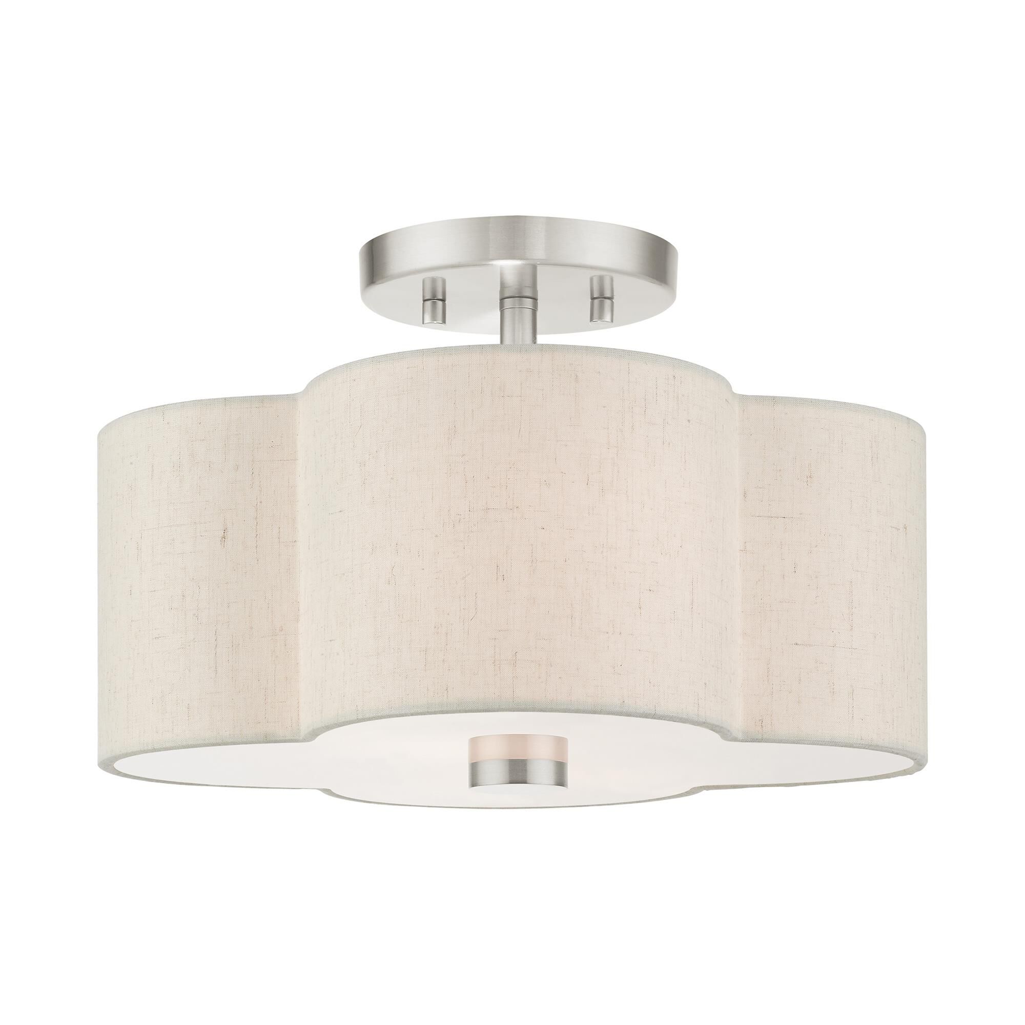 Solstice 2 Light Semi Flush Mount by Livex Lighting