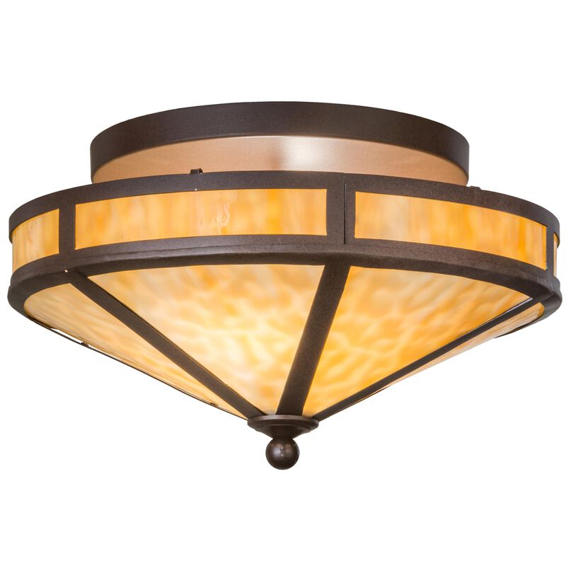 16 Inch 2 Light Flush Mount by Meyda Lighting