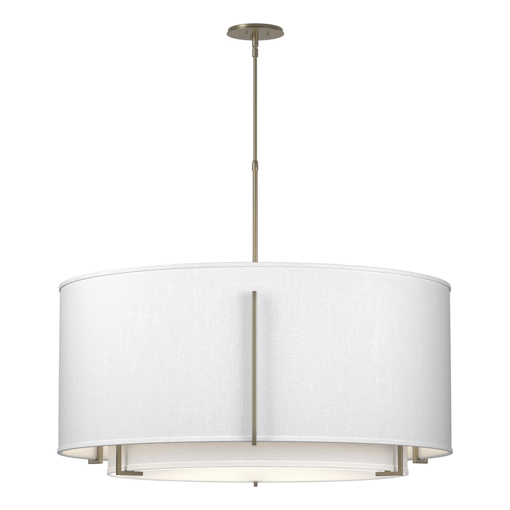 Shown in Soft Gold finish and White shade