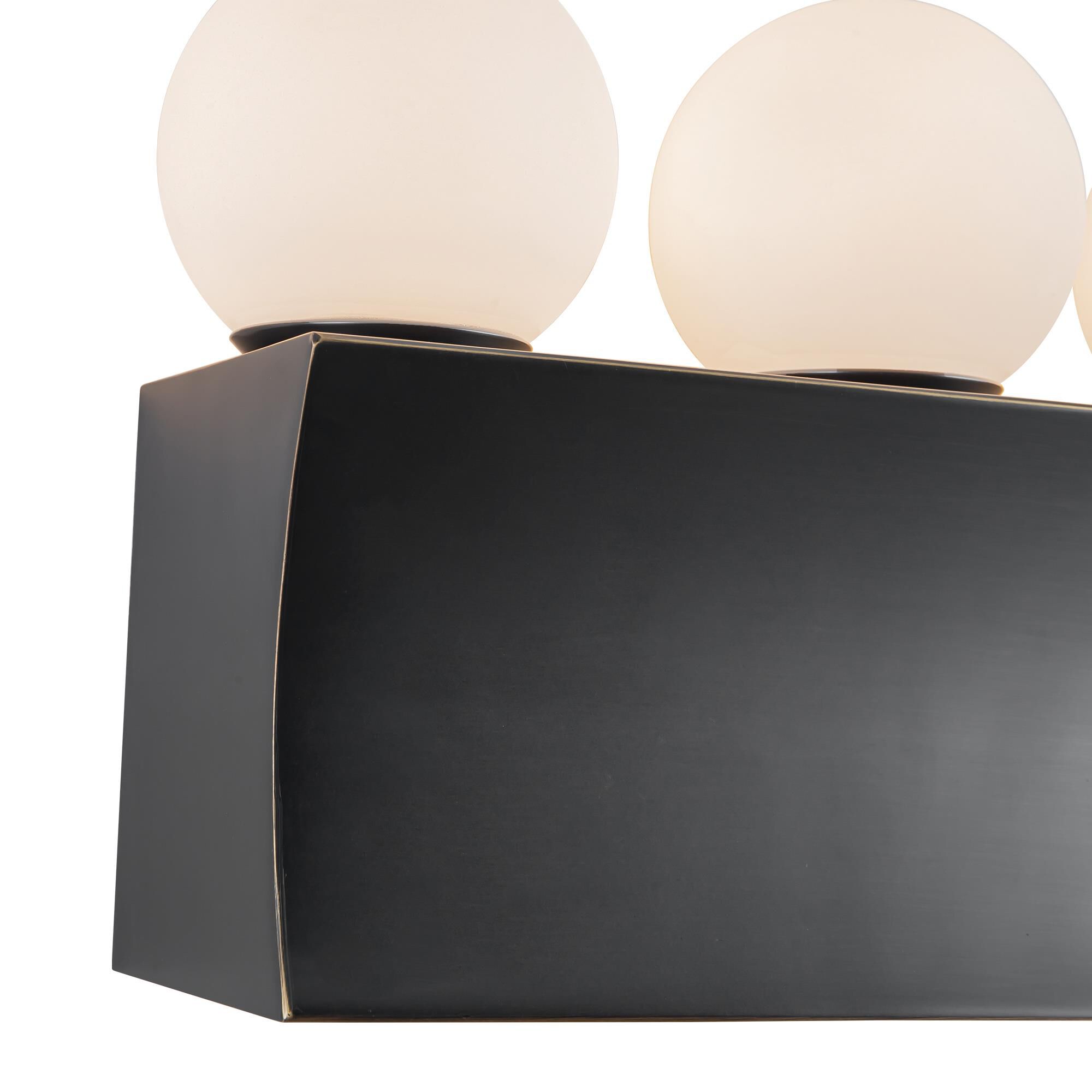 Shown in Urban Bronze finish and Opal glass