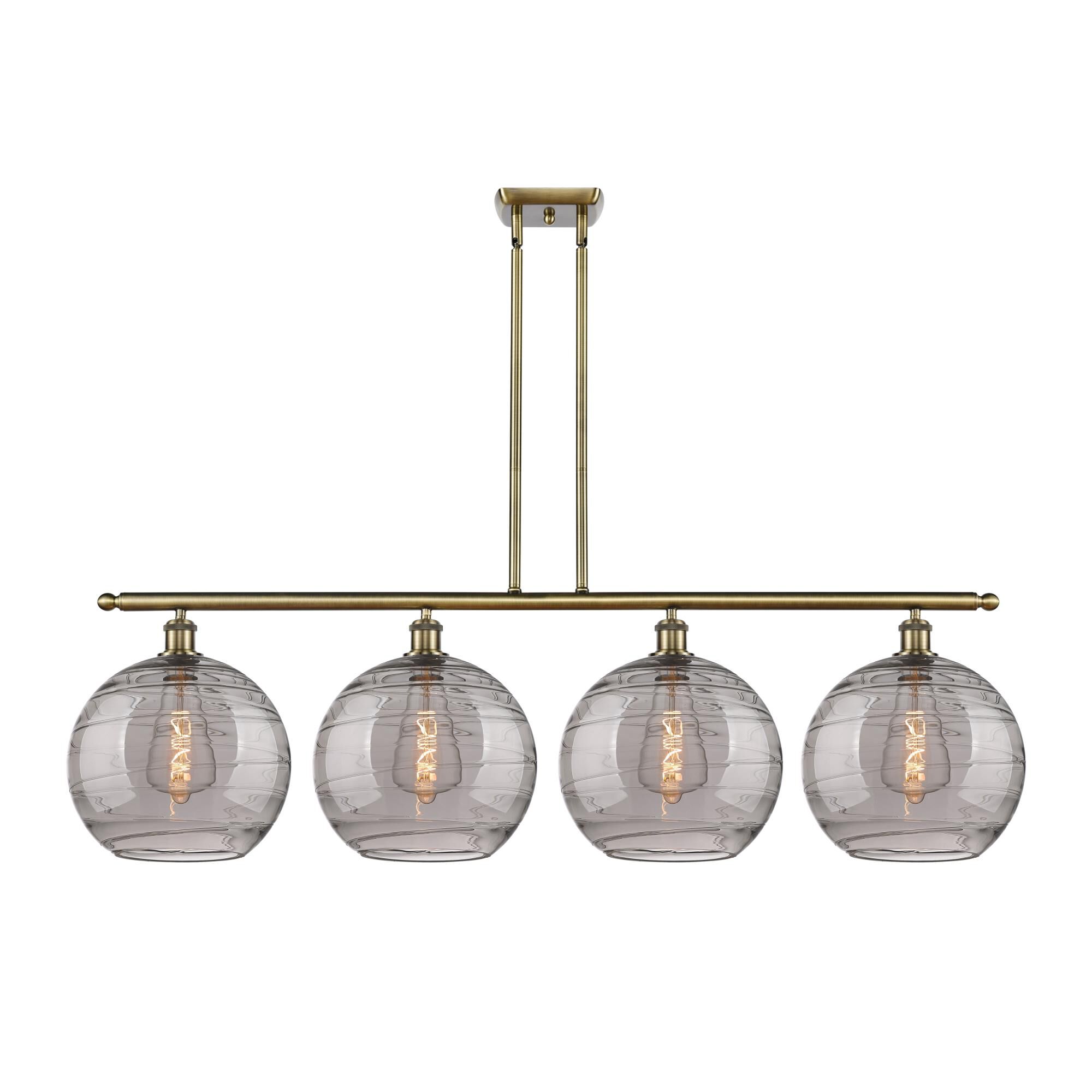 Bruno Marashlian Athens Deco Swirl 50 Inch Linear Suspension Light by Innovations Lighting