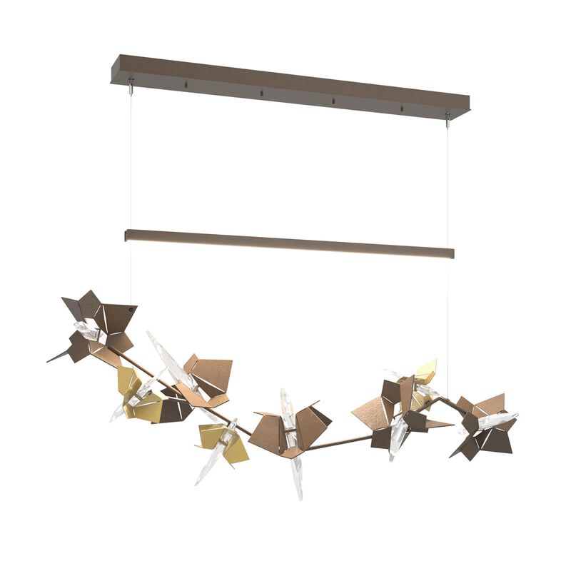 Belladonna Medium Linear Chandelier by Hubbardton Forge