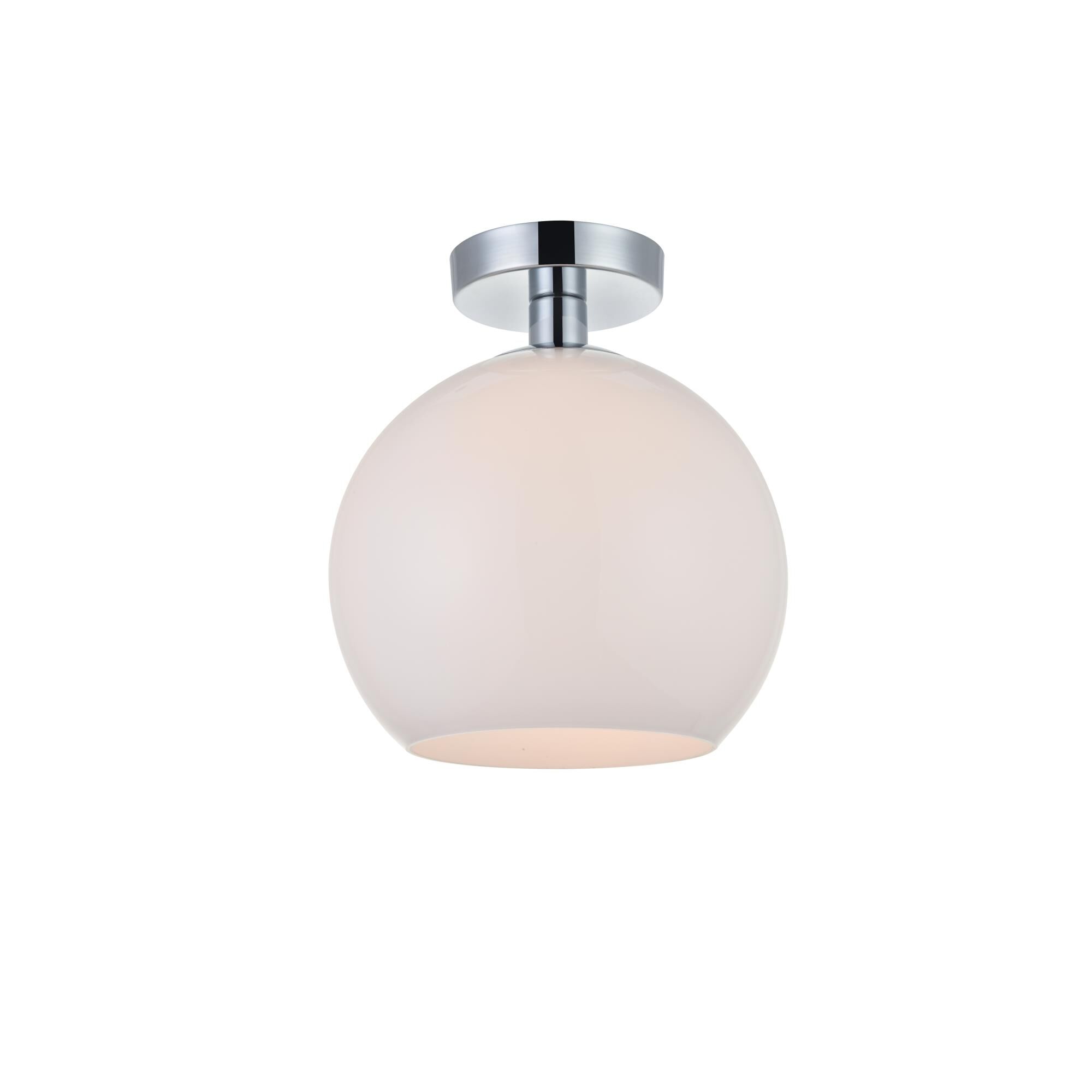 Baxter 10 Inch Semi Flush Mount by Elegant Lighting
