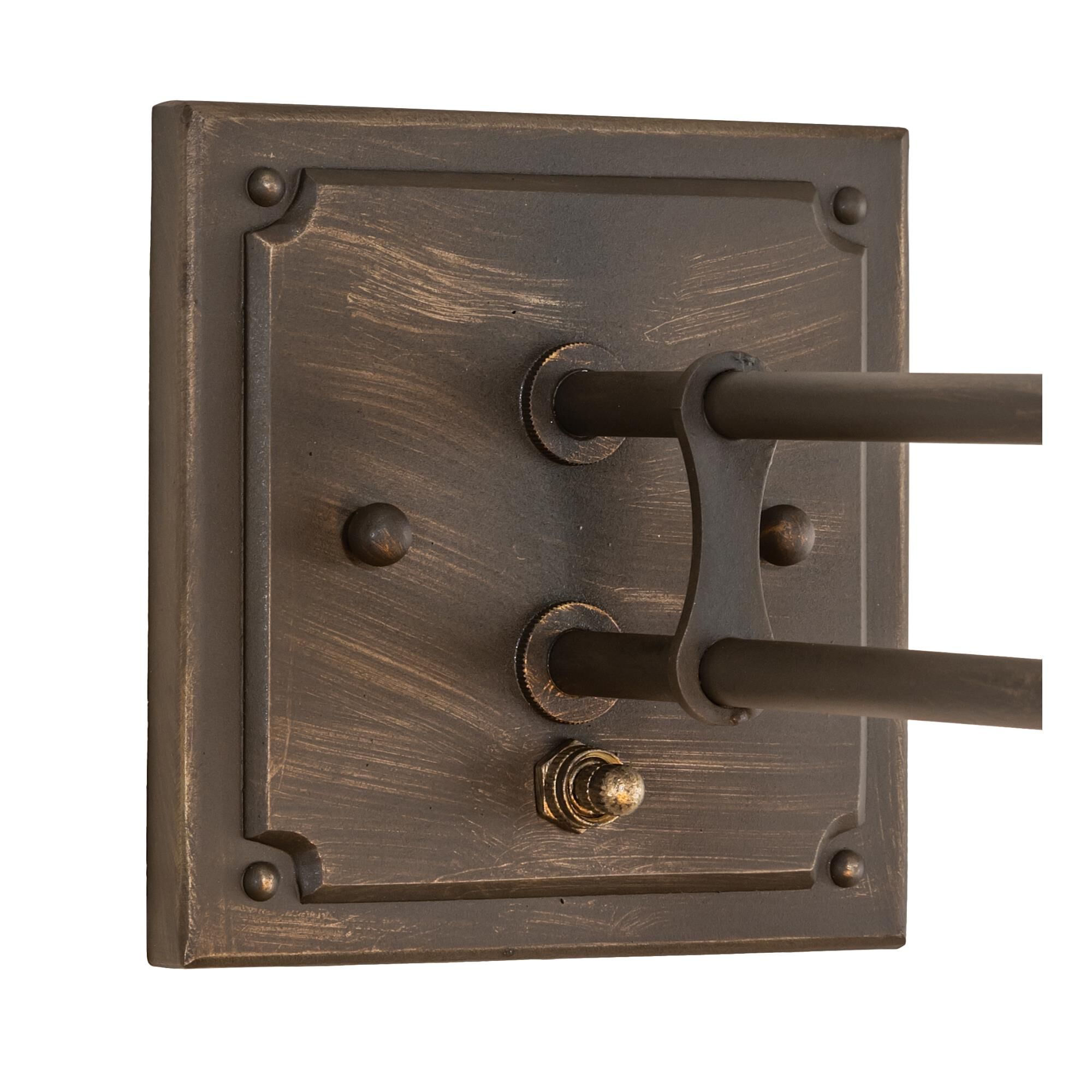 Shown in Antique Brass finish and Amber /Acrylic;Beige glass