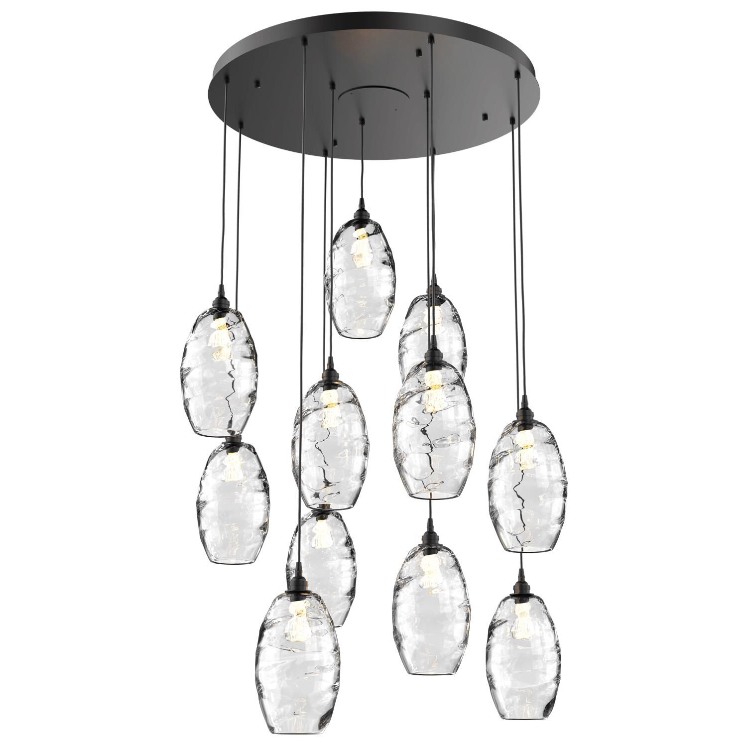 Ellisse 34 Inch 11 Light Multi Light Pendant by Hammerton Studio