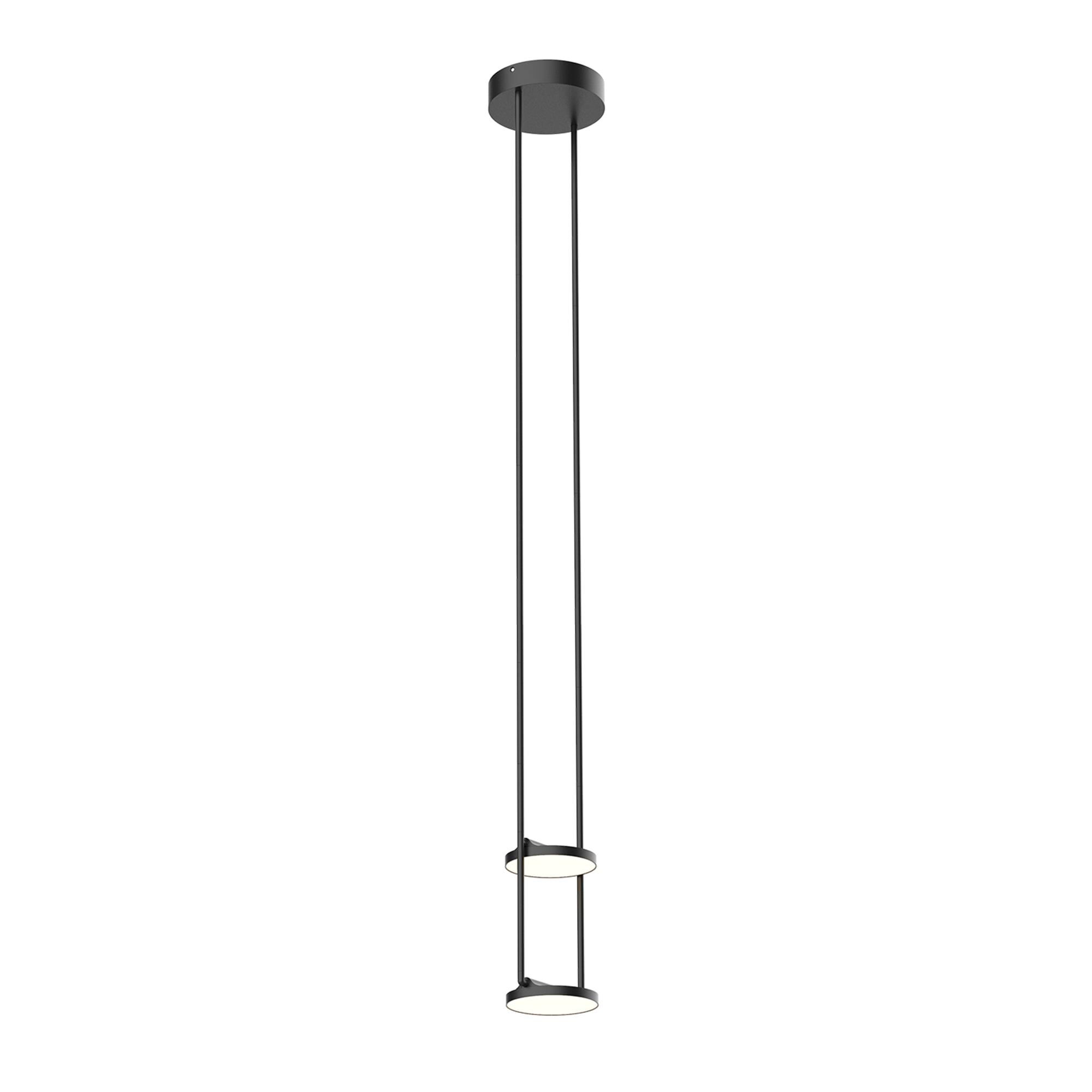 Shown in Black finish and Frosted Acrylic glass