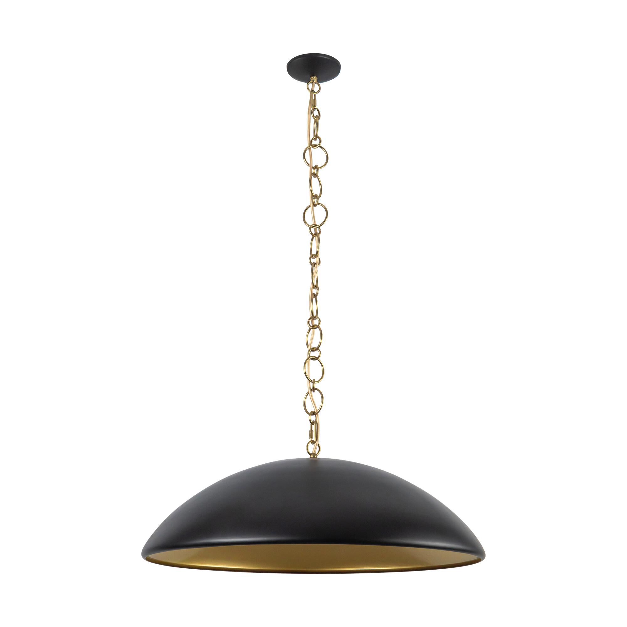 Shown in Matte Black finish and Steel shade