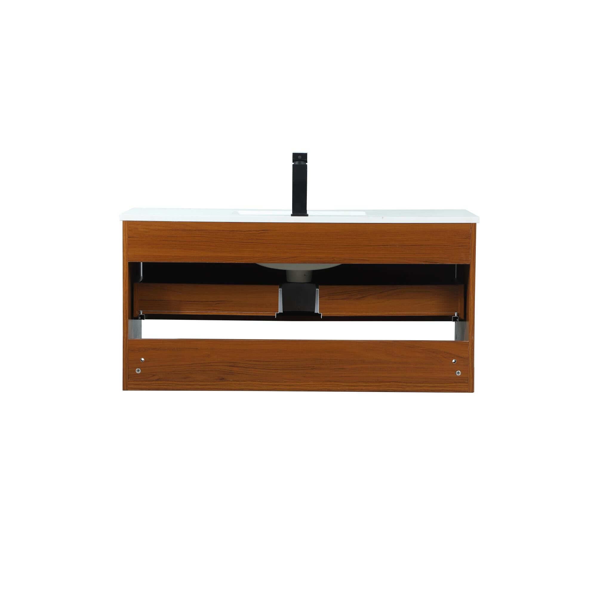 Shown in Teak finish