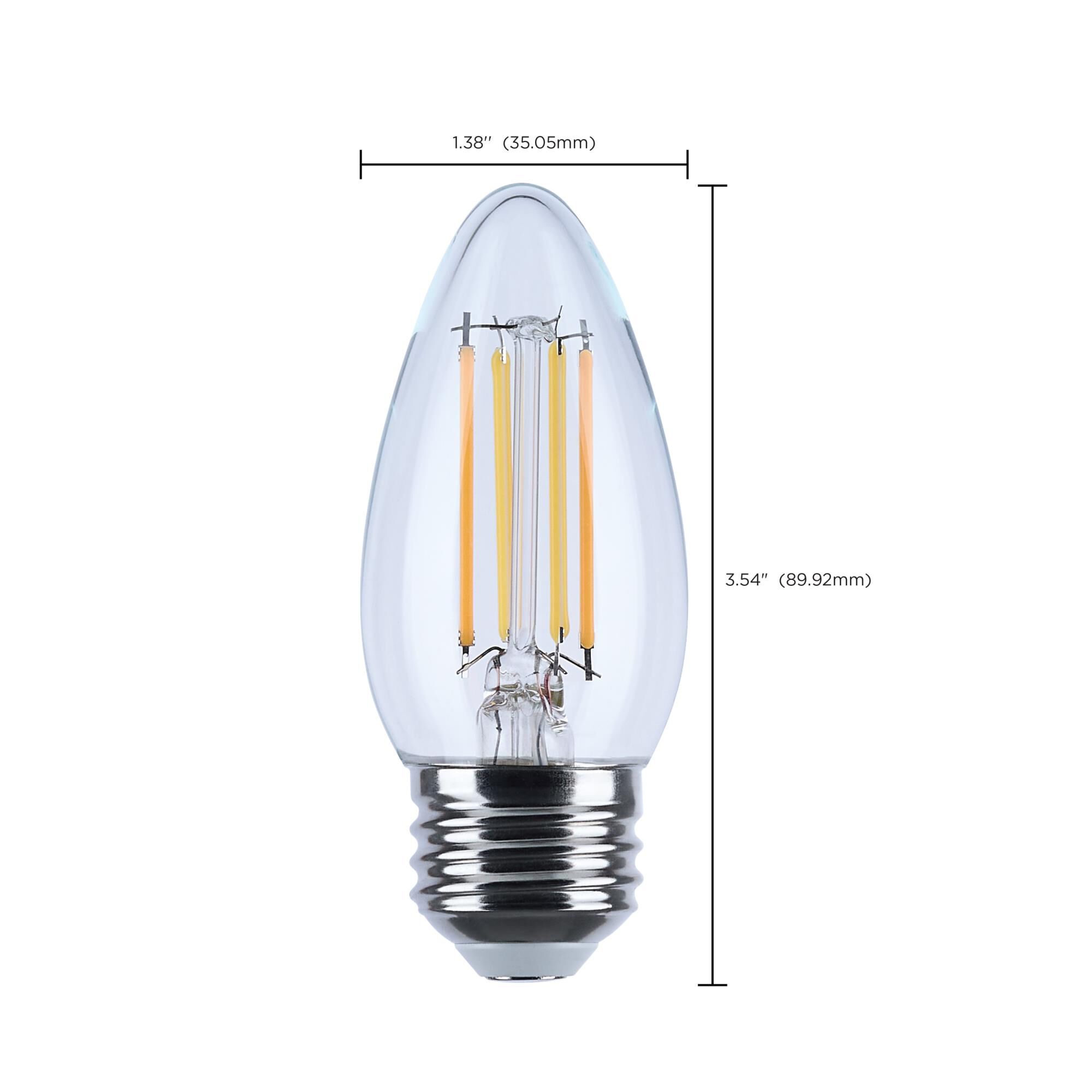 Dimmable 5 Watt 3000K B11 LED Light Bulb,