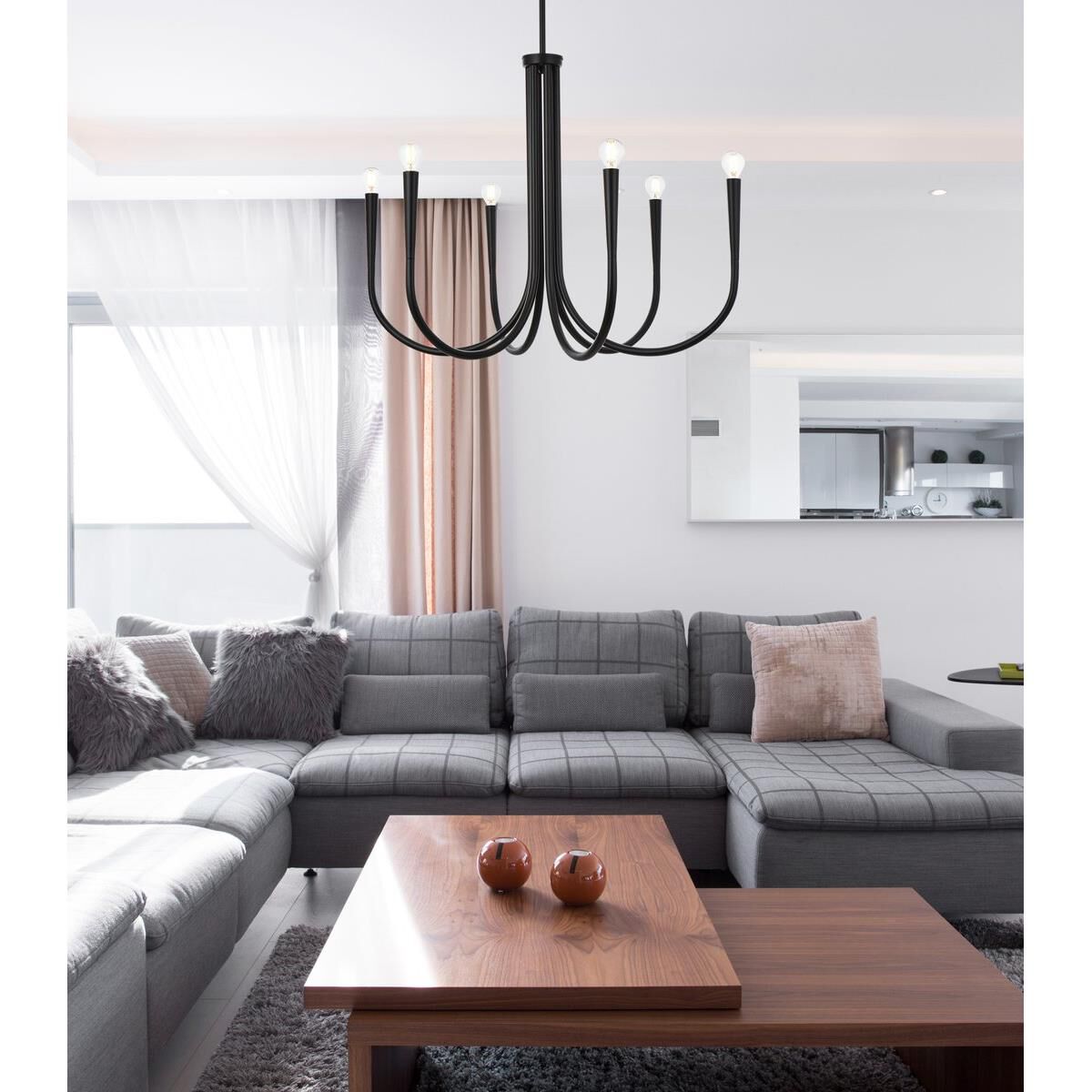 Shown in Black finish