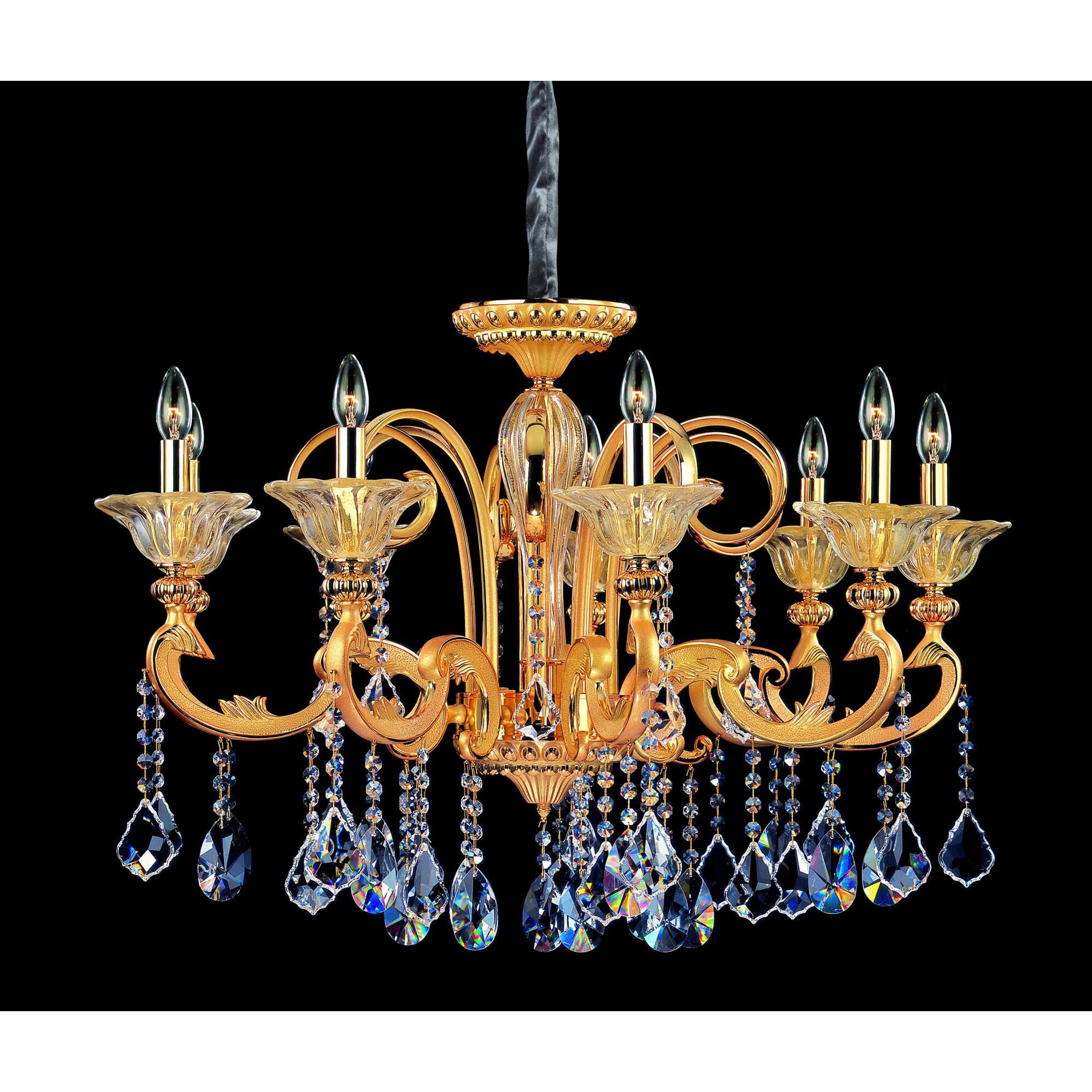 Legrenzi 33 Inch 9 Light Chandelier by Allegri