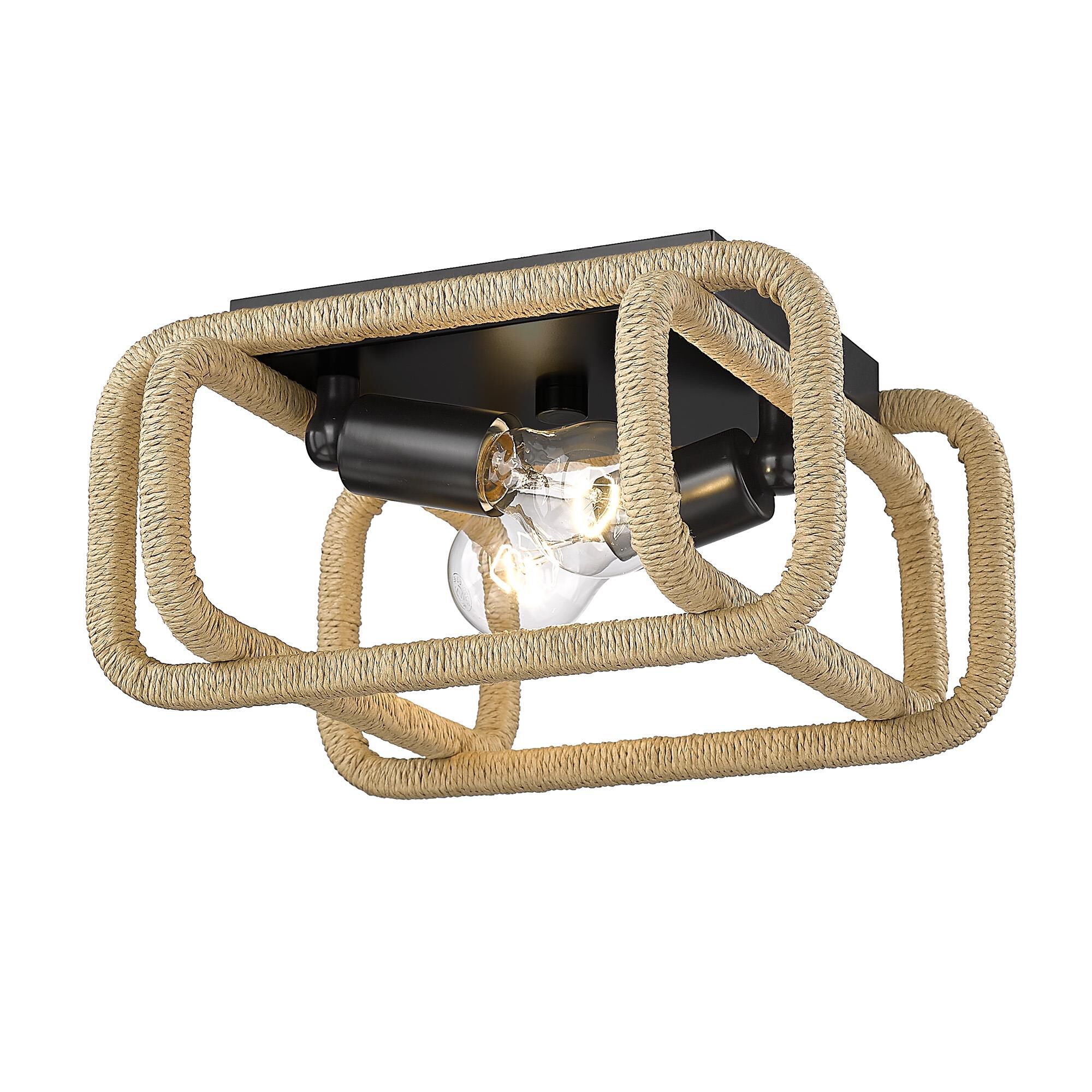 Camden 12 Inch Flush Mount by Golden Lighting
