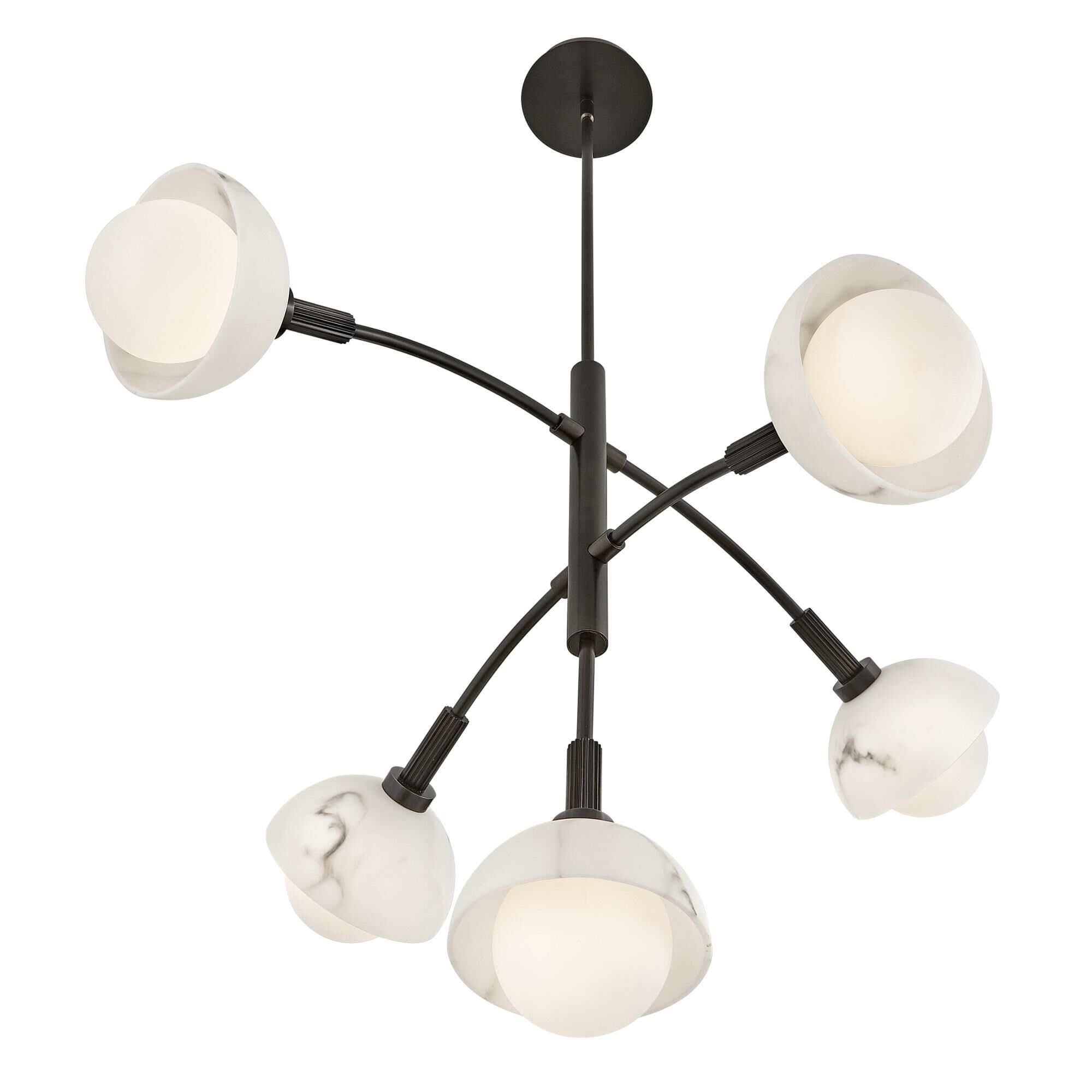 Phoebe 33 Inch 5 Light LED Chandelier by Fredrick Ramond