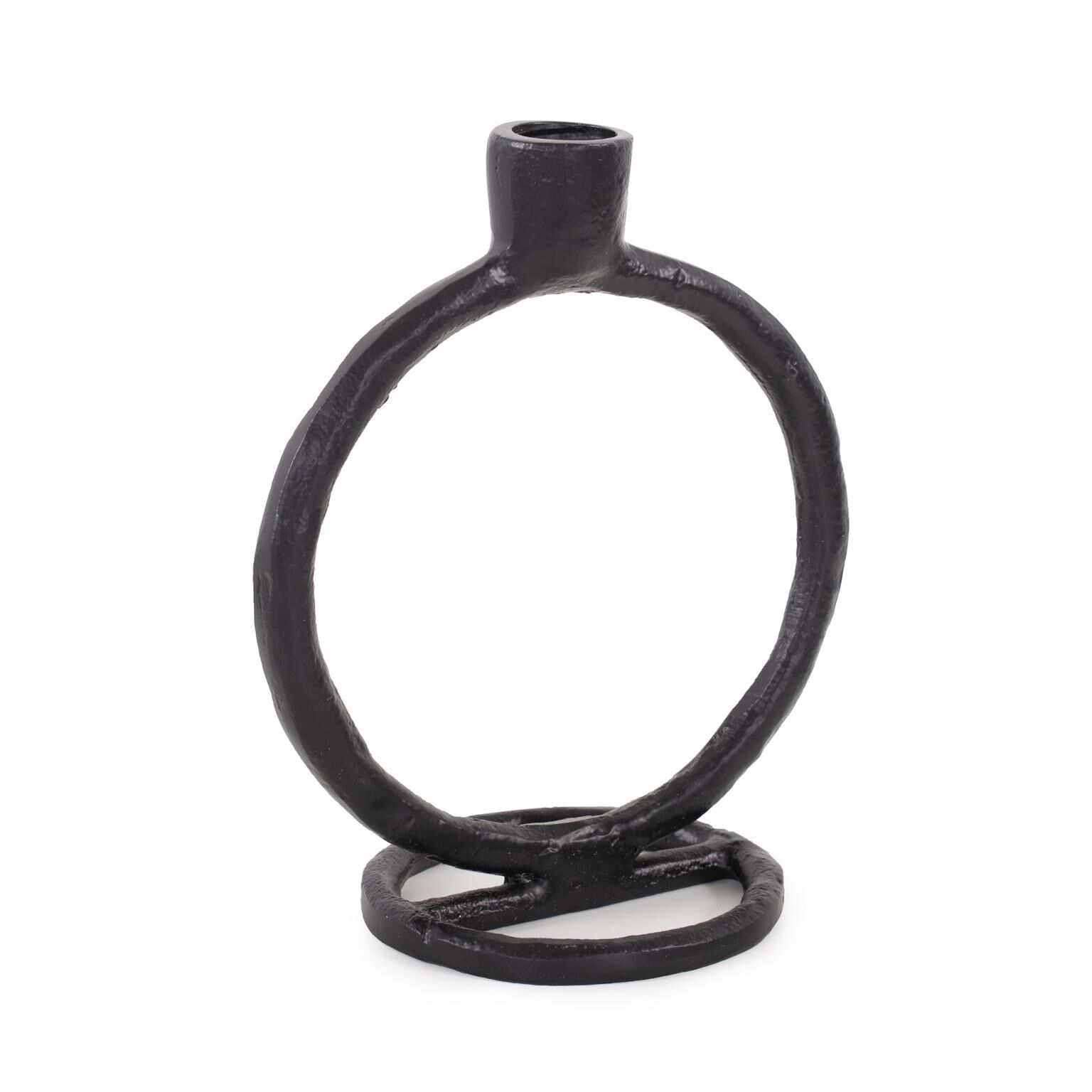 Single Circle Arman Candle Holder by Howard Elliott Collection