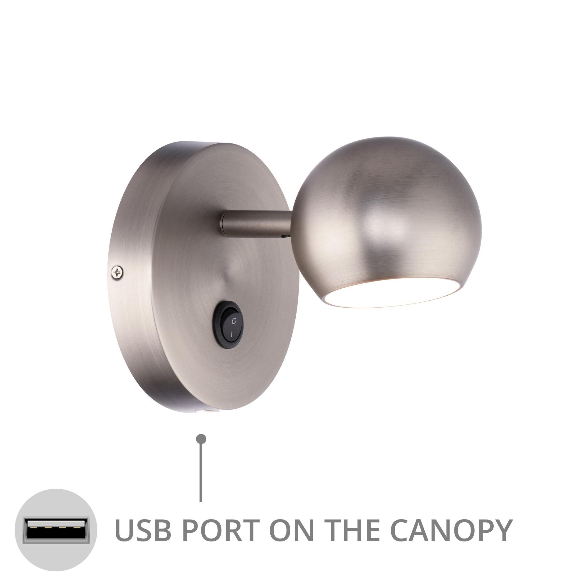 Shown in Brushed Nickel finish