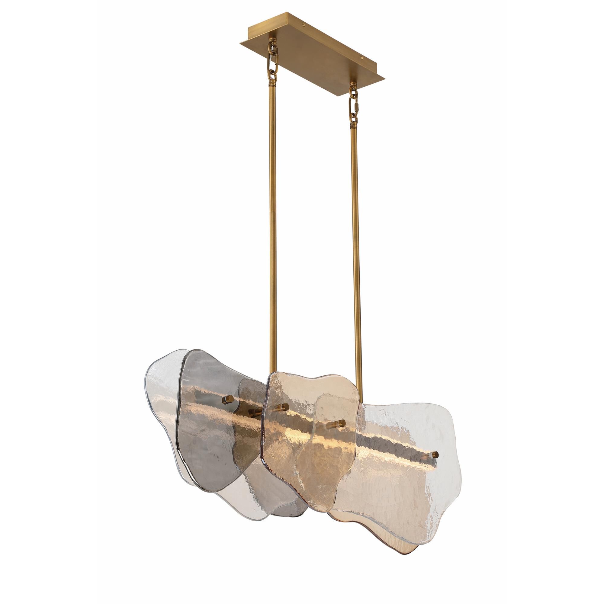 Grotto Small Linear Chandelier,