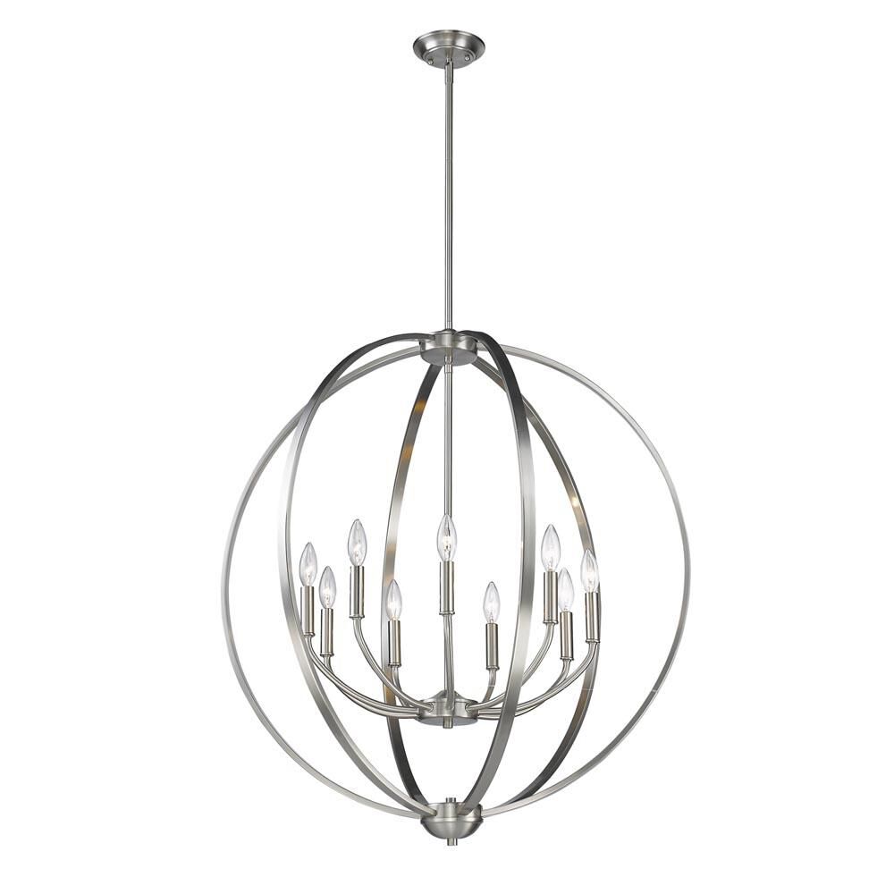 Colson 32 Inch 9 Light Chandelier by Golden Lighting