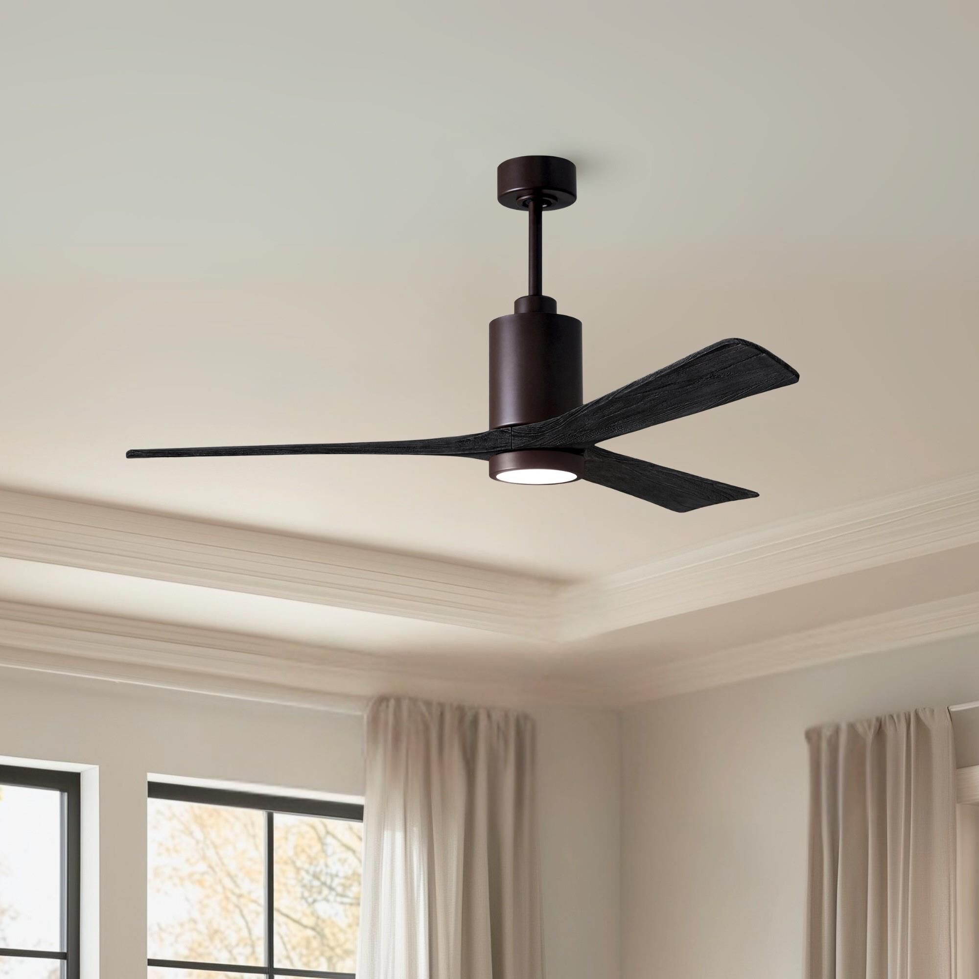 Patricia 60 Inch Ceiling Fan with Light Kit by Matthews Fan Company