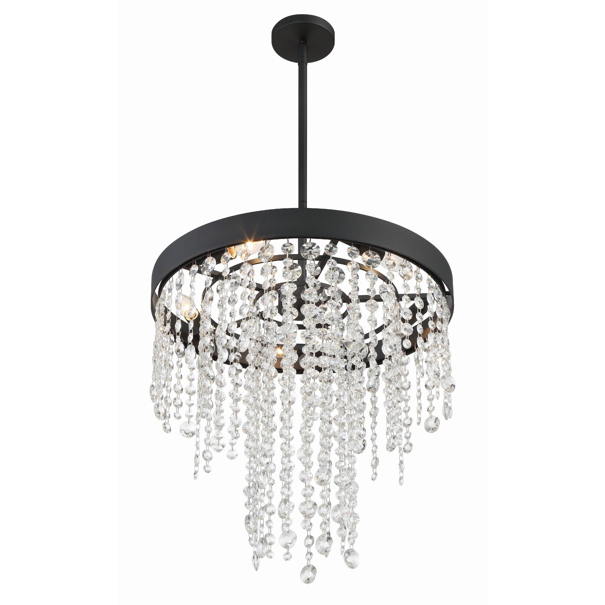 Winham 20 Inch 5 Light Mini Chandelier by Crystorama