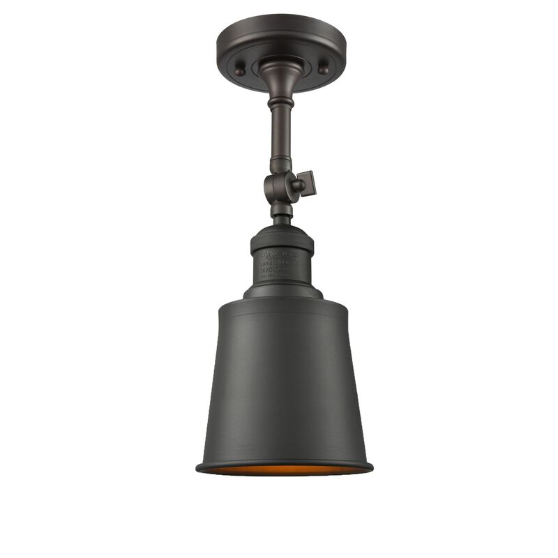 Bruno Marashlian Addison 5 Inch 1 Light Semi Flush Mount by Innovations Lighting